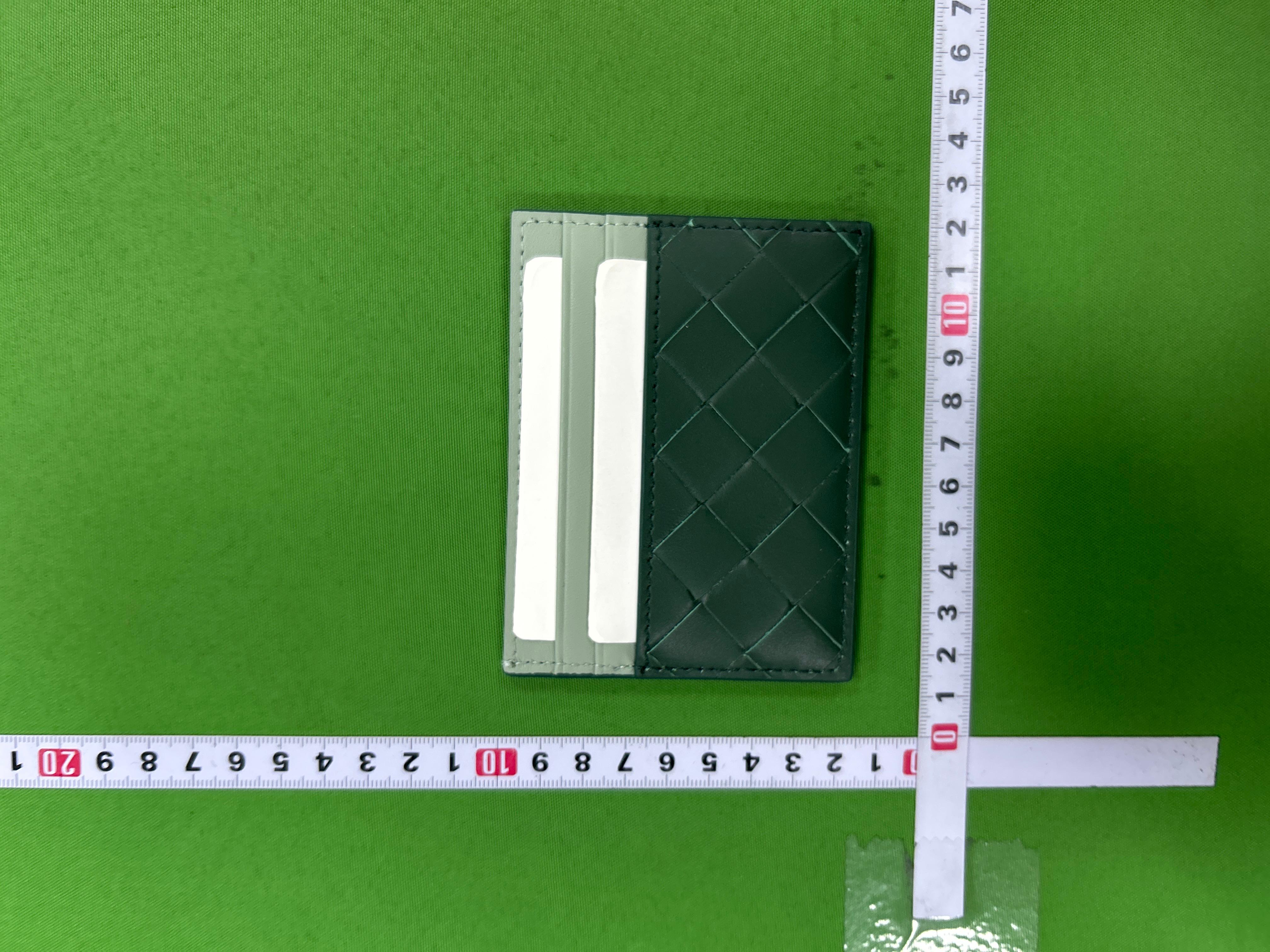 Foto QC 7 de Bottega Veneta Card Case Intrecciato Leather Green