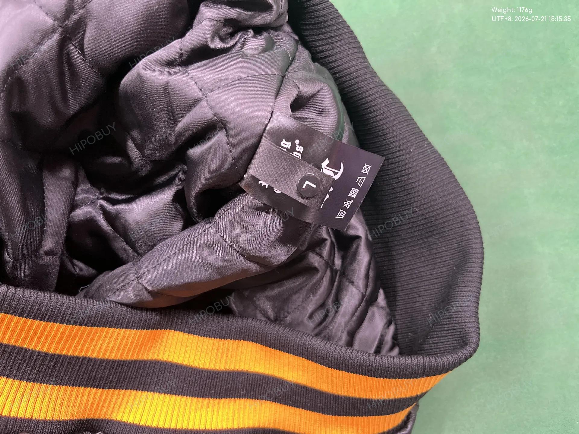 Foto QC 1 de Aimé Leon Dore Porsche Bomber Jacket Leather Green