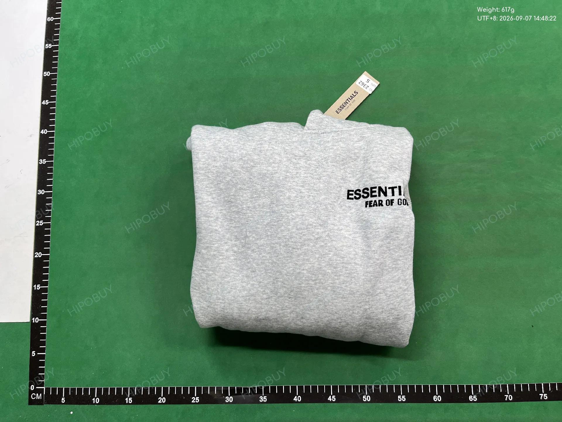 Foto QC 4 de Fear of God Essentials Sweater Logo Hoodie Black