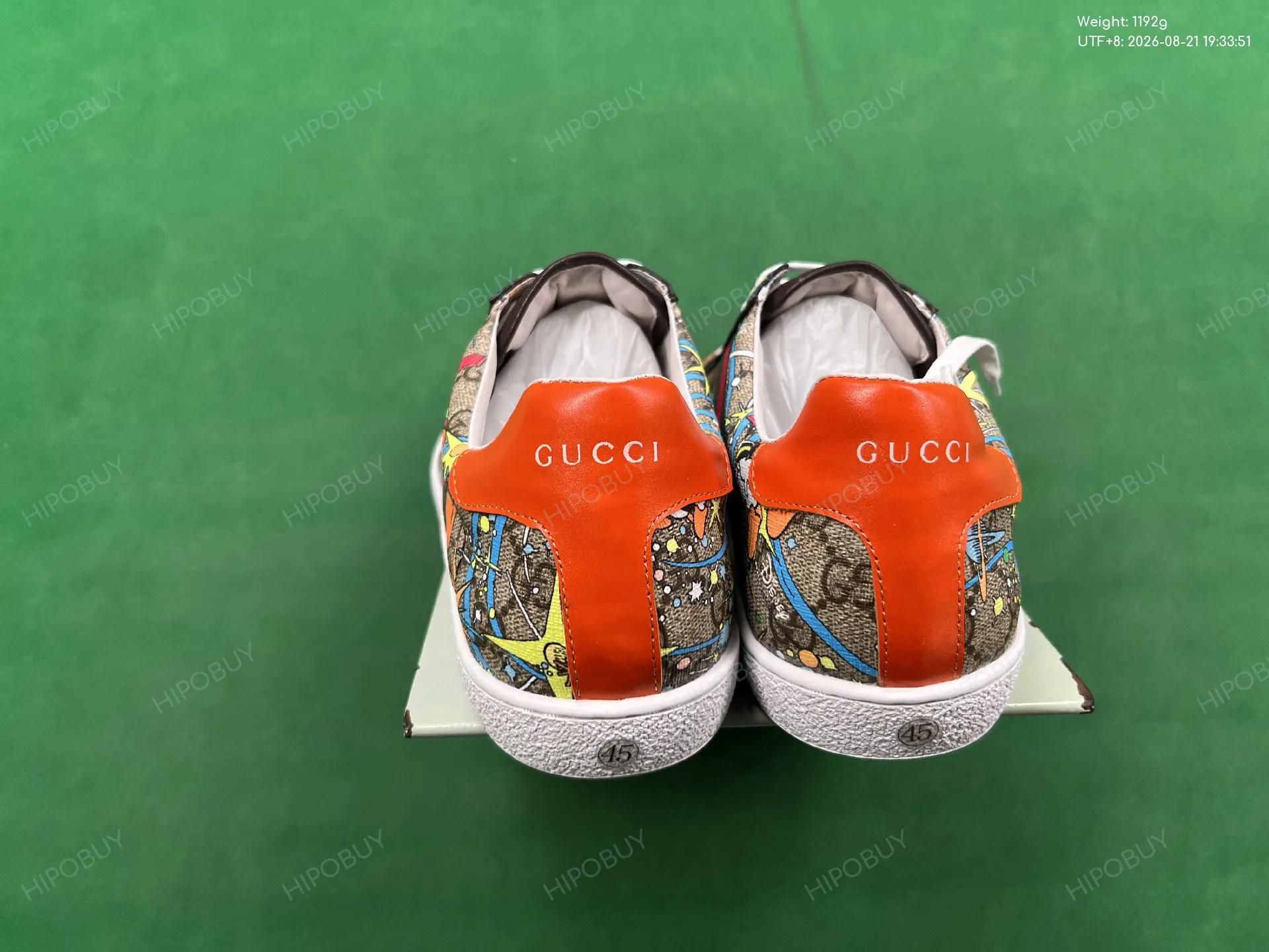 Foto QC 3 de Gucci Ace GG Supreme Doraemon Print Sneakers
