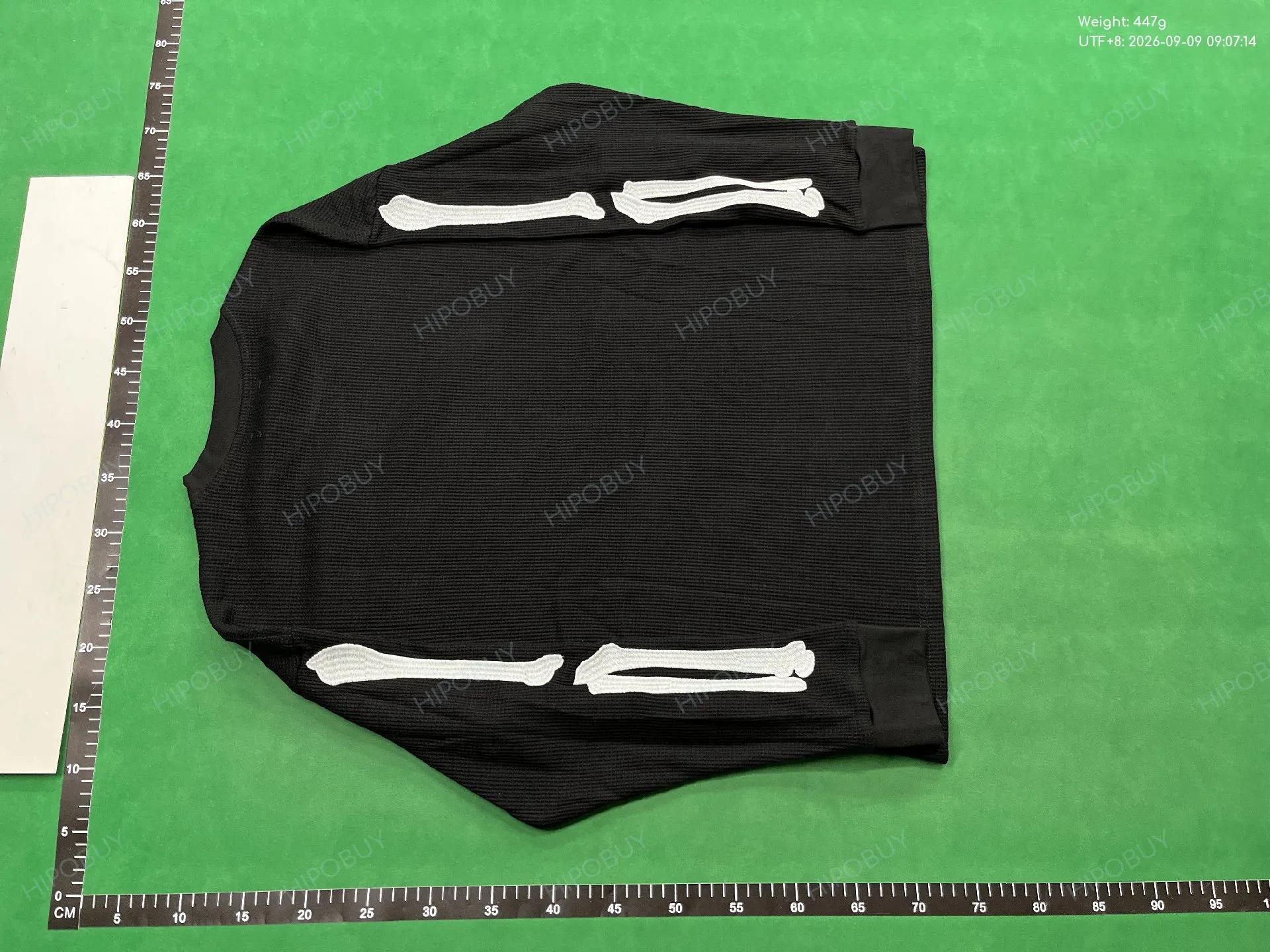 Foto QC 3 de Amiri Bones Crewneck Sweater Skeleton Print Red