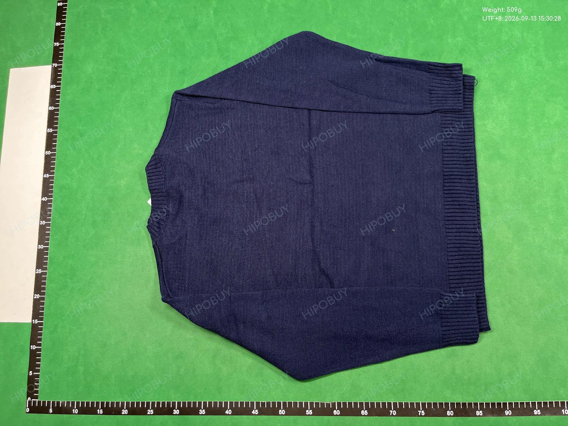 Foto QC 3 de Polo Ralph Lauren Iconic Flag Crewneck Sweater Cotton Navy