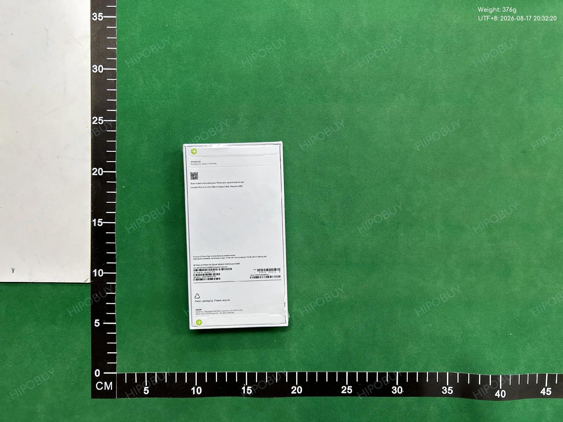 Foto QC 8 de Apple iPhone Air Space Black 512GB