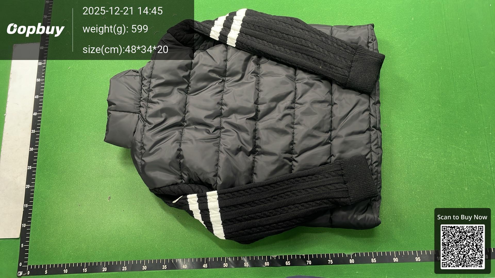 Foto QC 3 de Moncler Hybrid Down Puffer Jacket Black