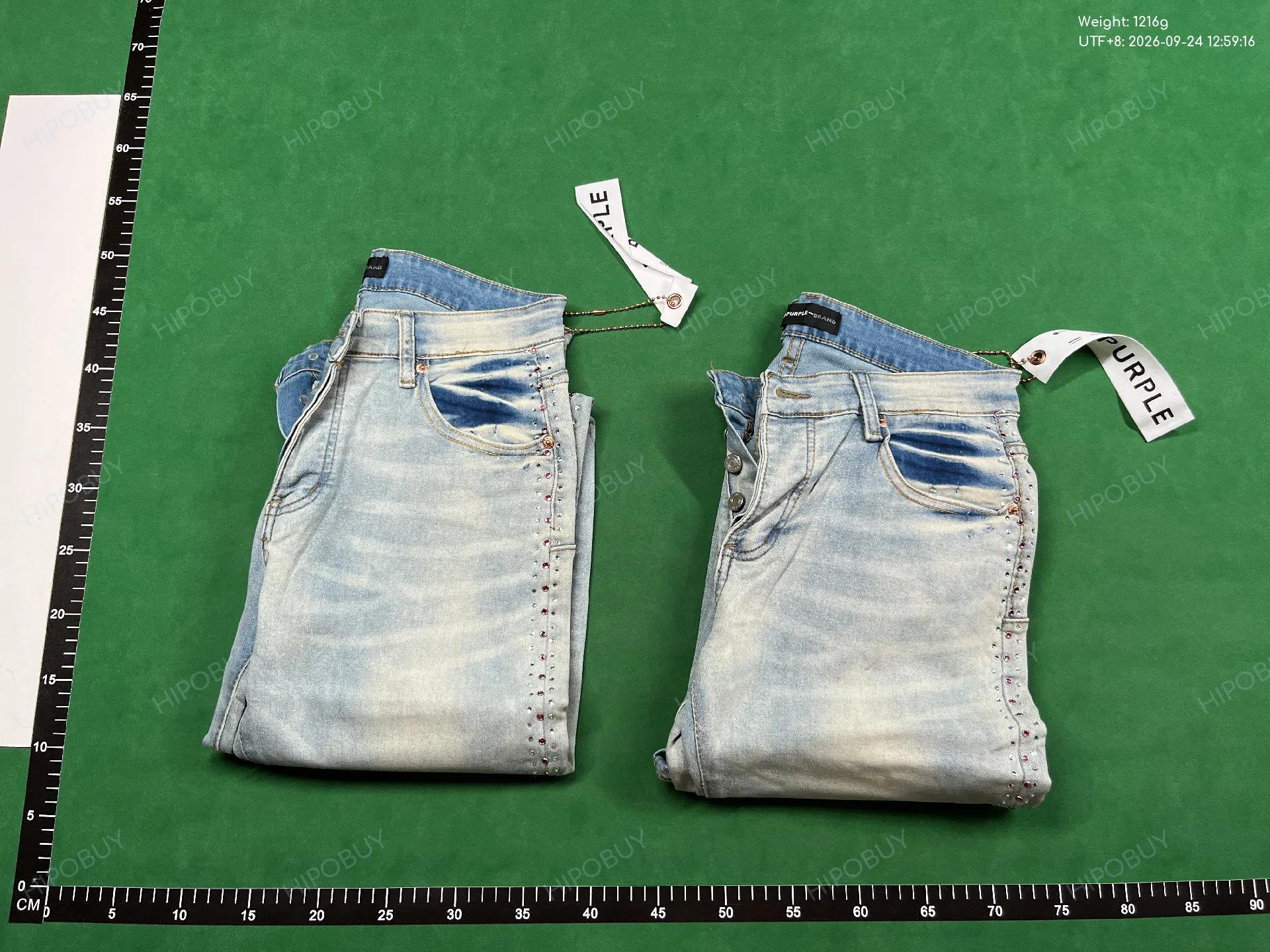 Foto QC 4 de Purple Brand Jeans Bootcut Distressed Vintage Wash