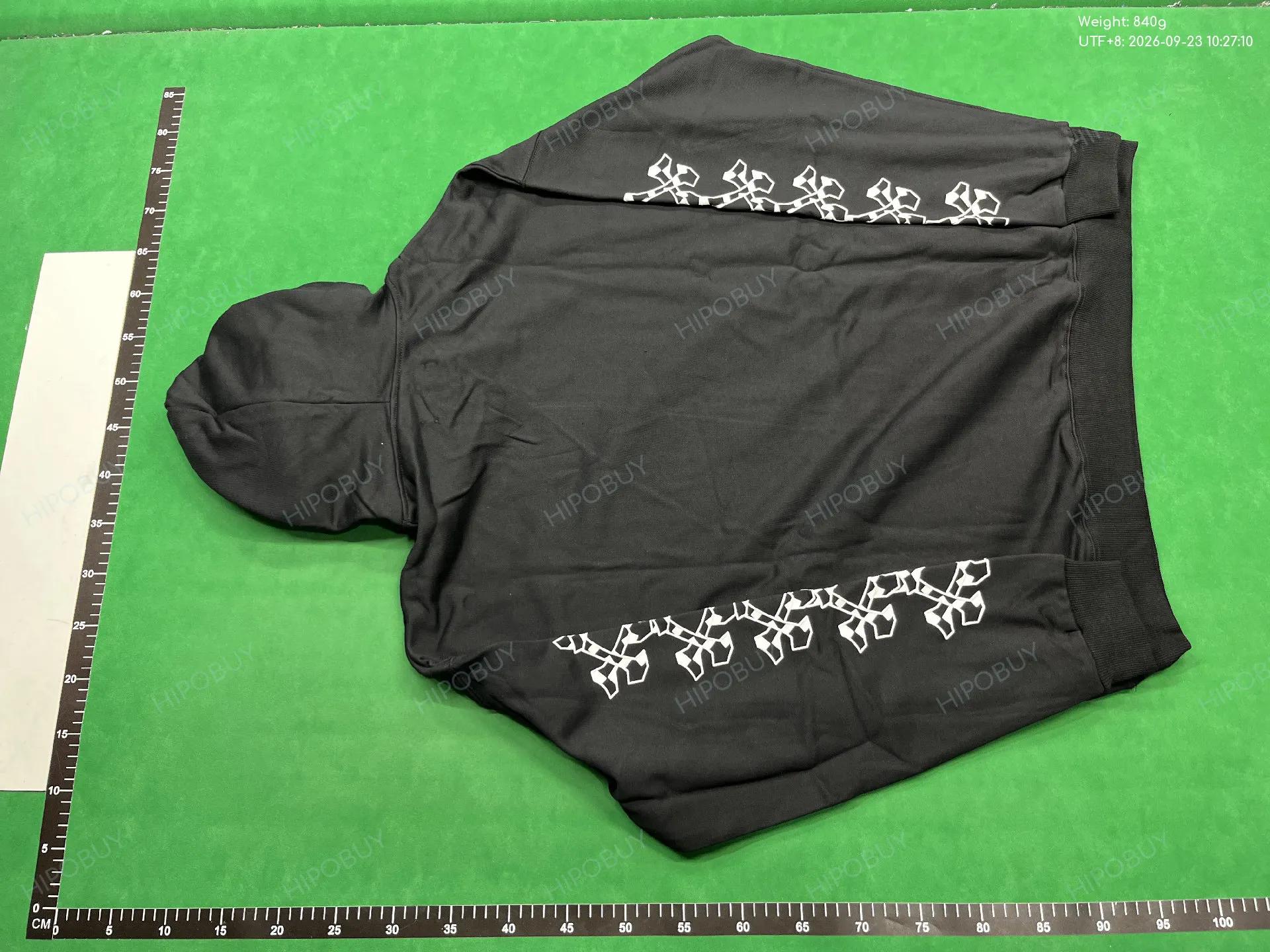 Foto QC 3 de Amiri Micro Stencil Logo Hoodie Sweatshirt Black