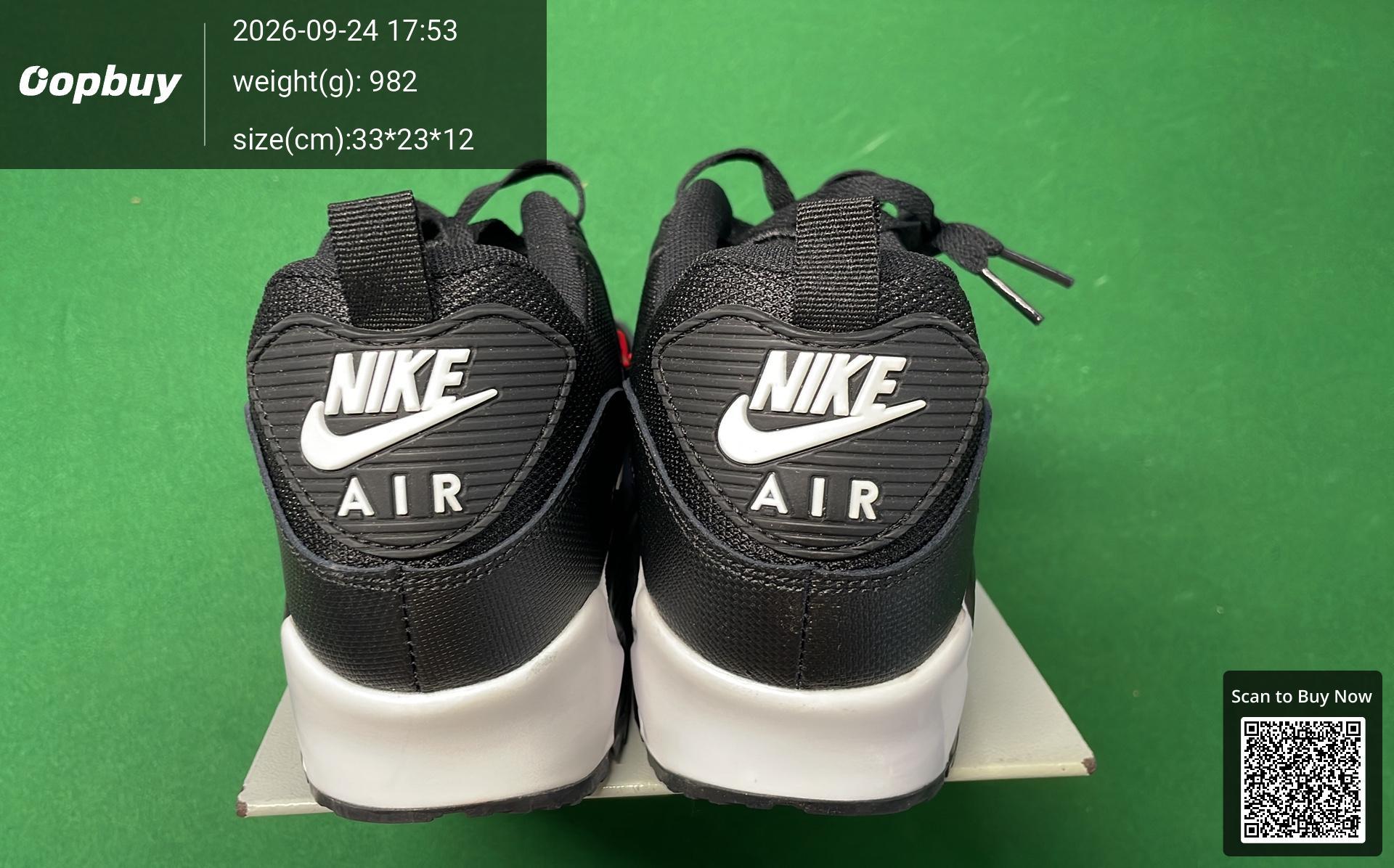 Foto QC 3 de Nike Air Max 90 Low Black Metallic Cool Grey Total Orange DO6706-010