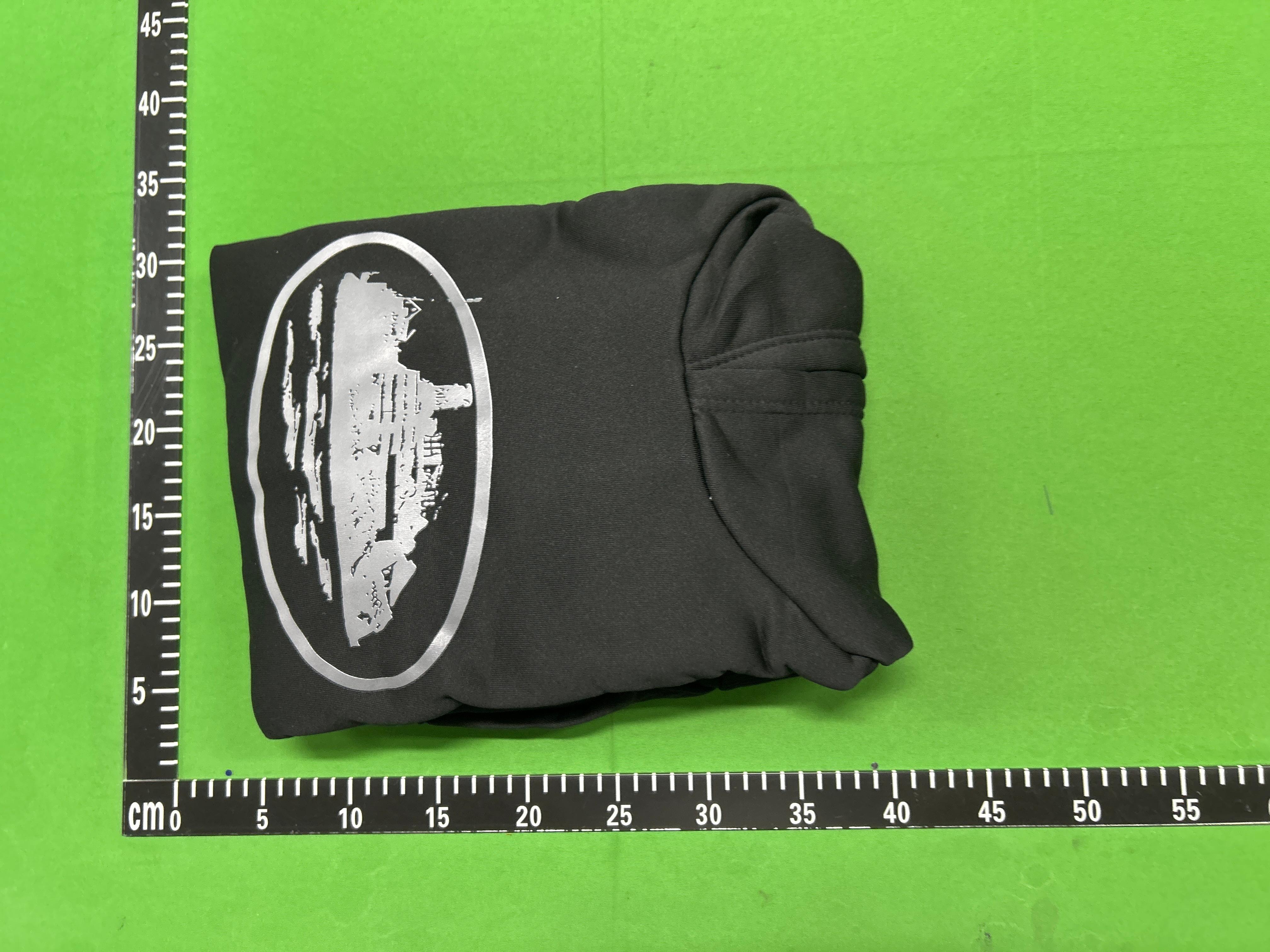 Foto QC 1 de Corteiz Alcatraz Sweat Shorts Logo Print Black Red