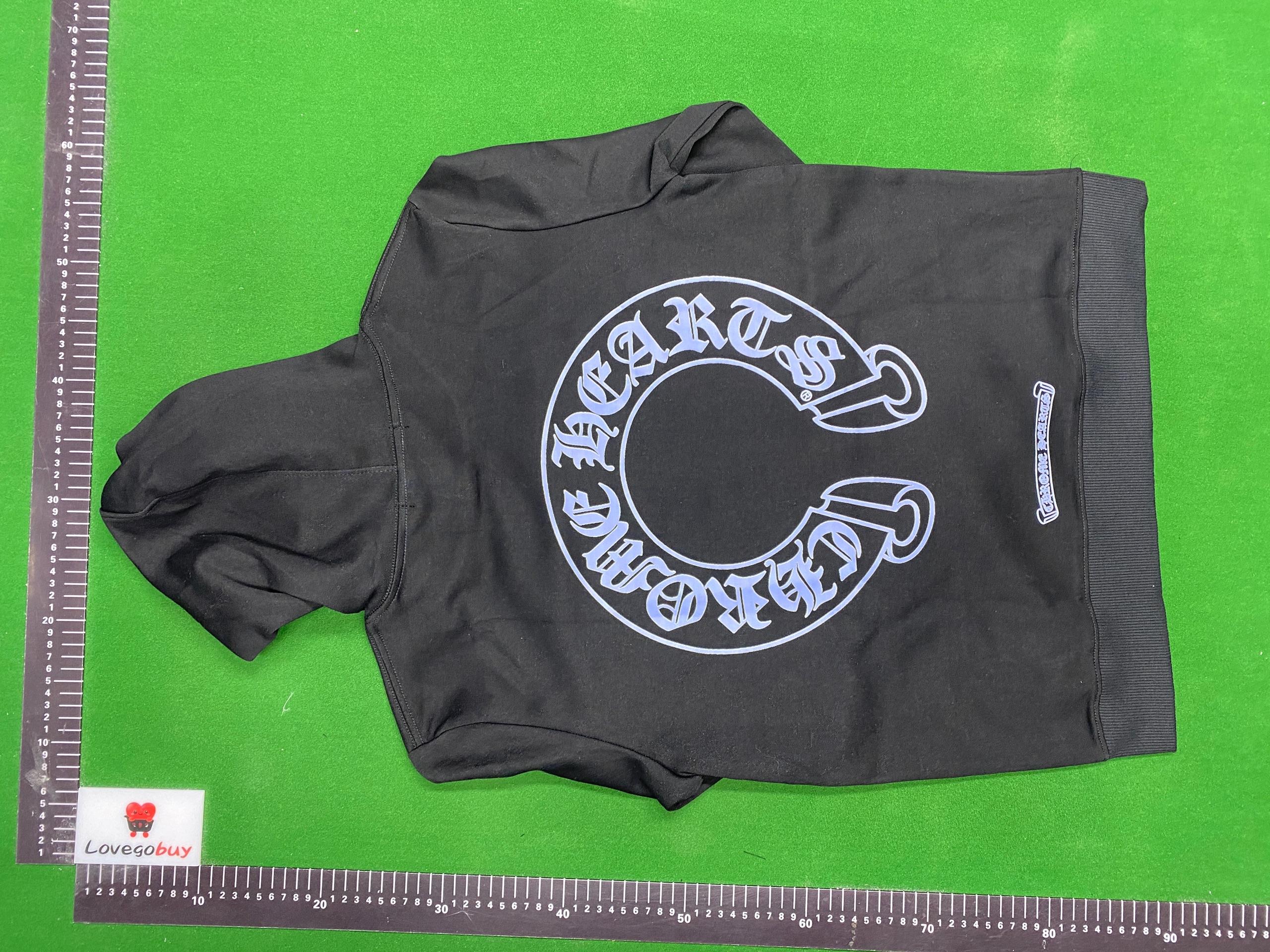 Foto QC 6 de Chrome Hearts Multi-Color Cross Hoodie Sweater Black