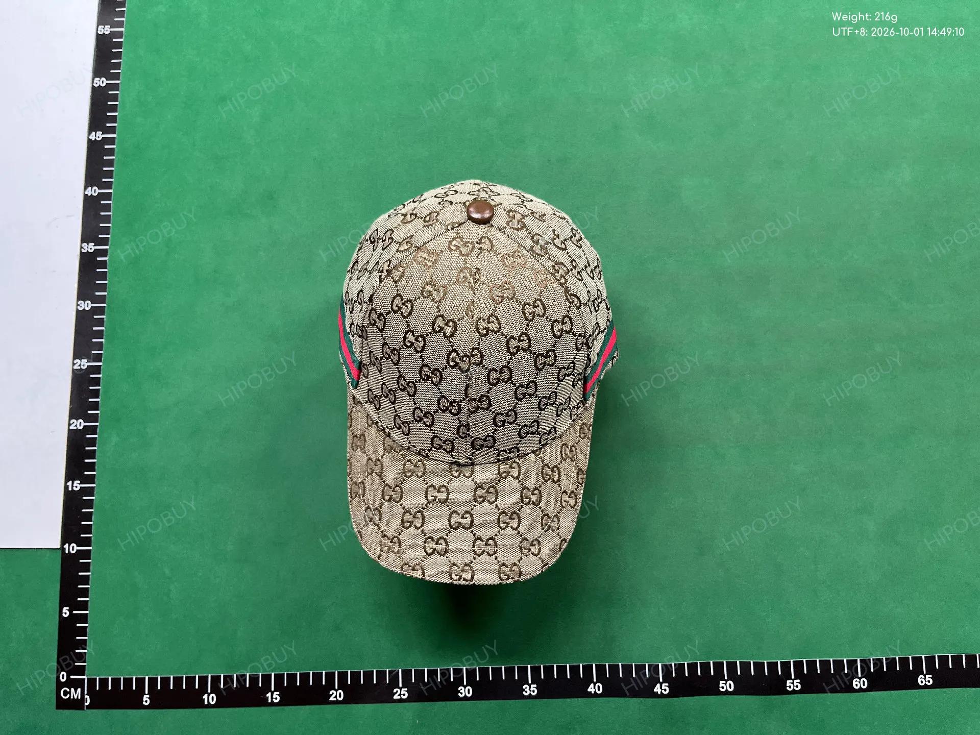 Foto QC 7 de Gucci Original GG Canvas Web Cap Pink