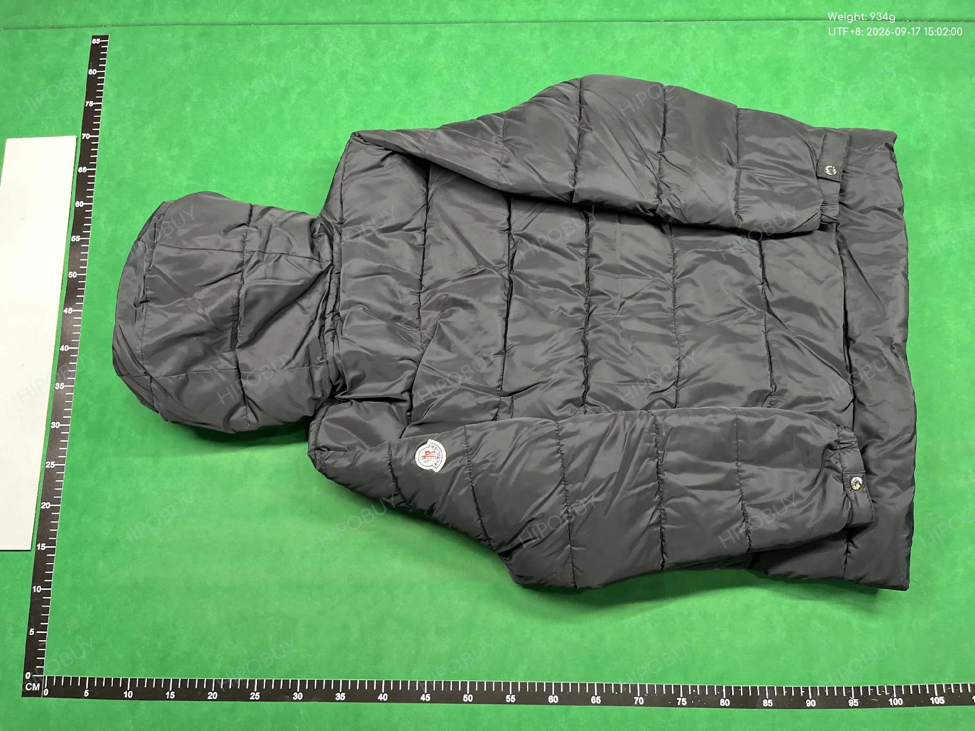 Foto QC 3 de Moncler Puffer Down Jacket Tricolor Zipper White