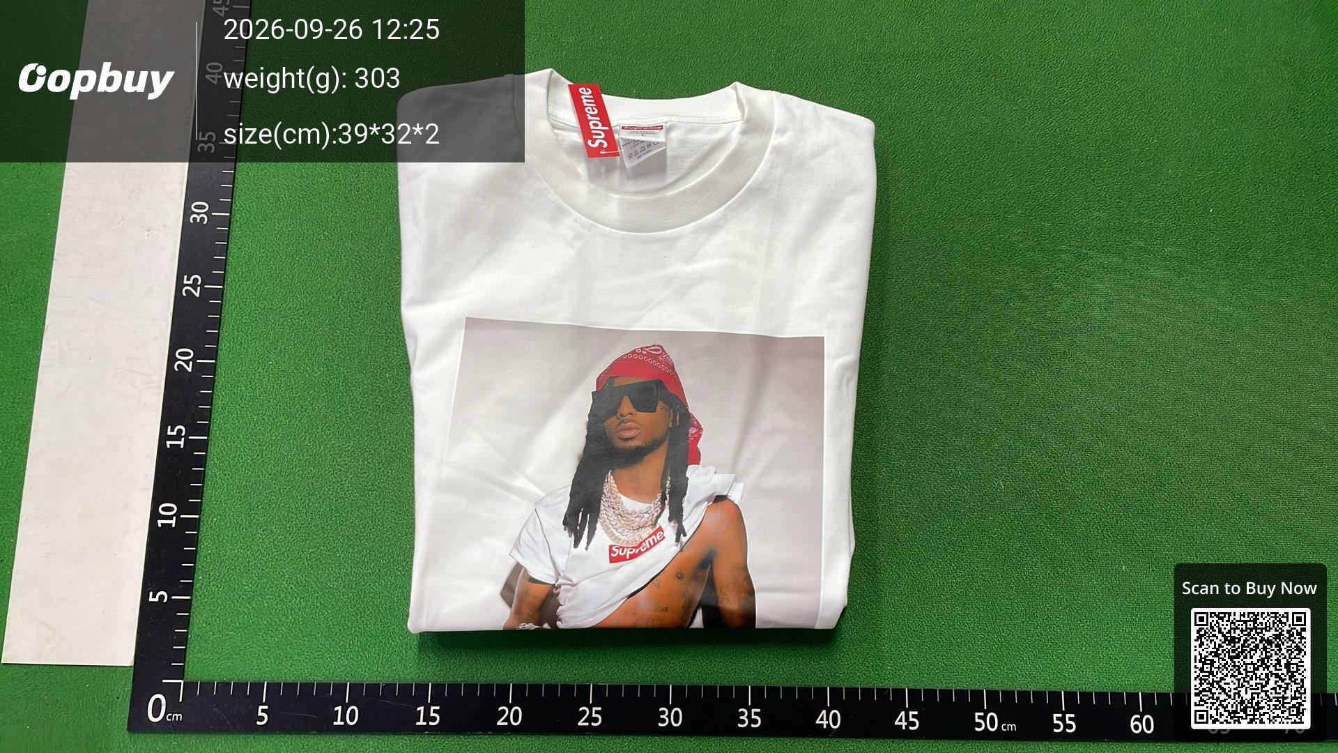 Foto QC 4 de Supreme T-shirt Swimmers Navy