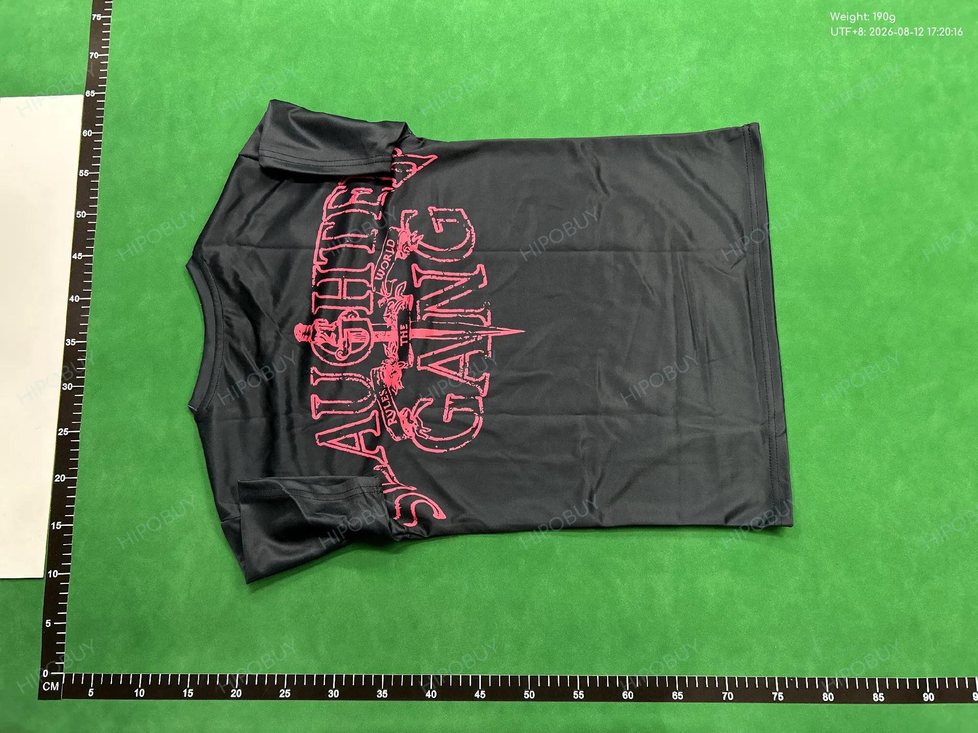 Foto QC 3 de Corteiz x Slaughter Gang T-shirt Black Red