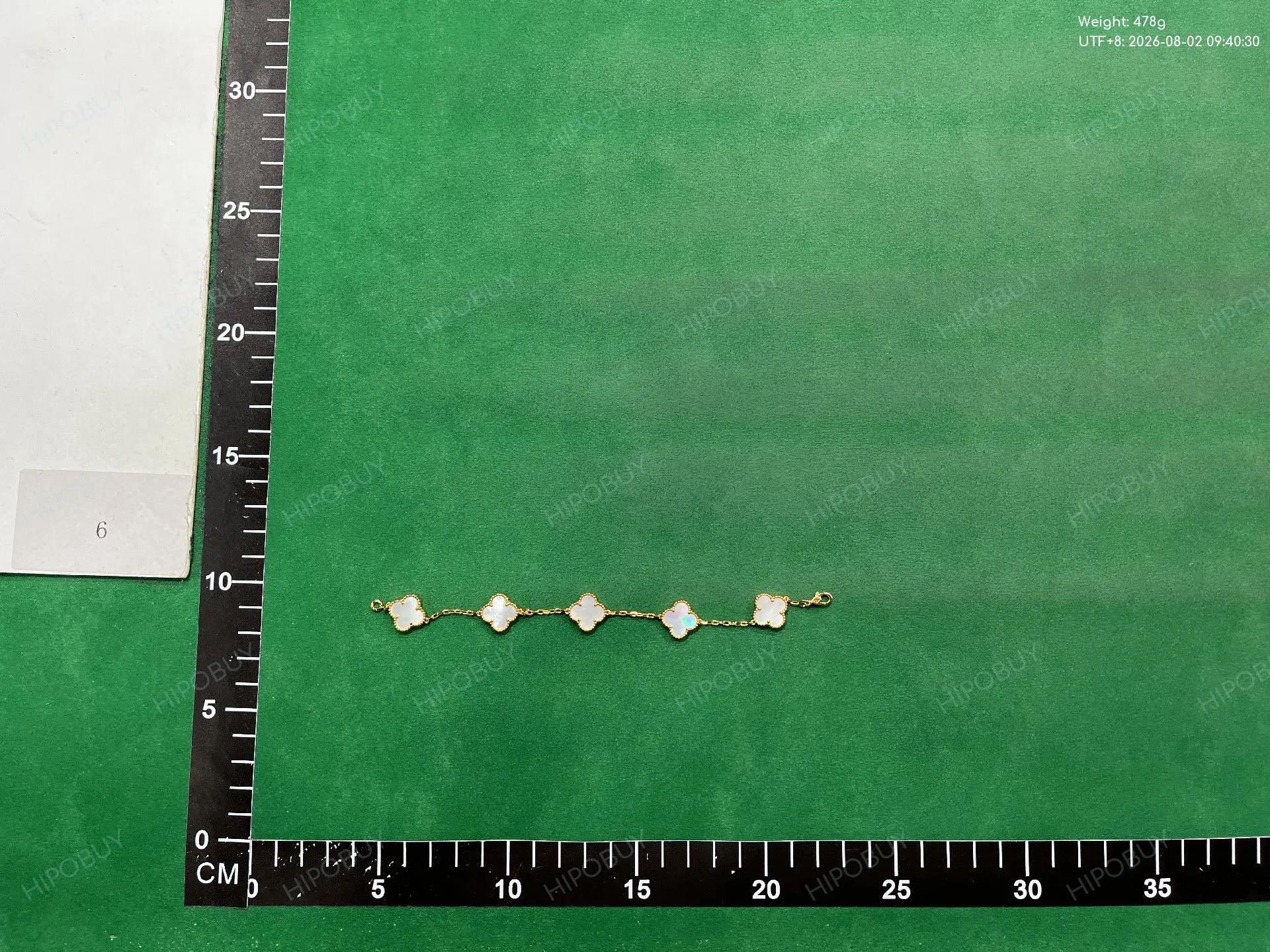 Foto QC 4 de Van Cleef & Arpels Alhambra Bracelet Metal Stone Blue