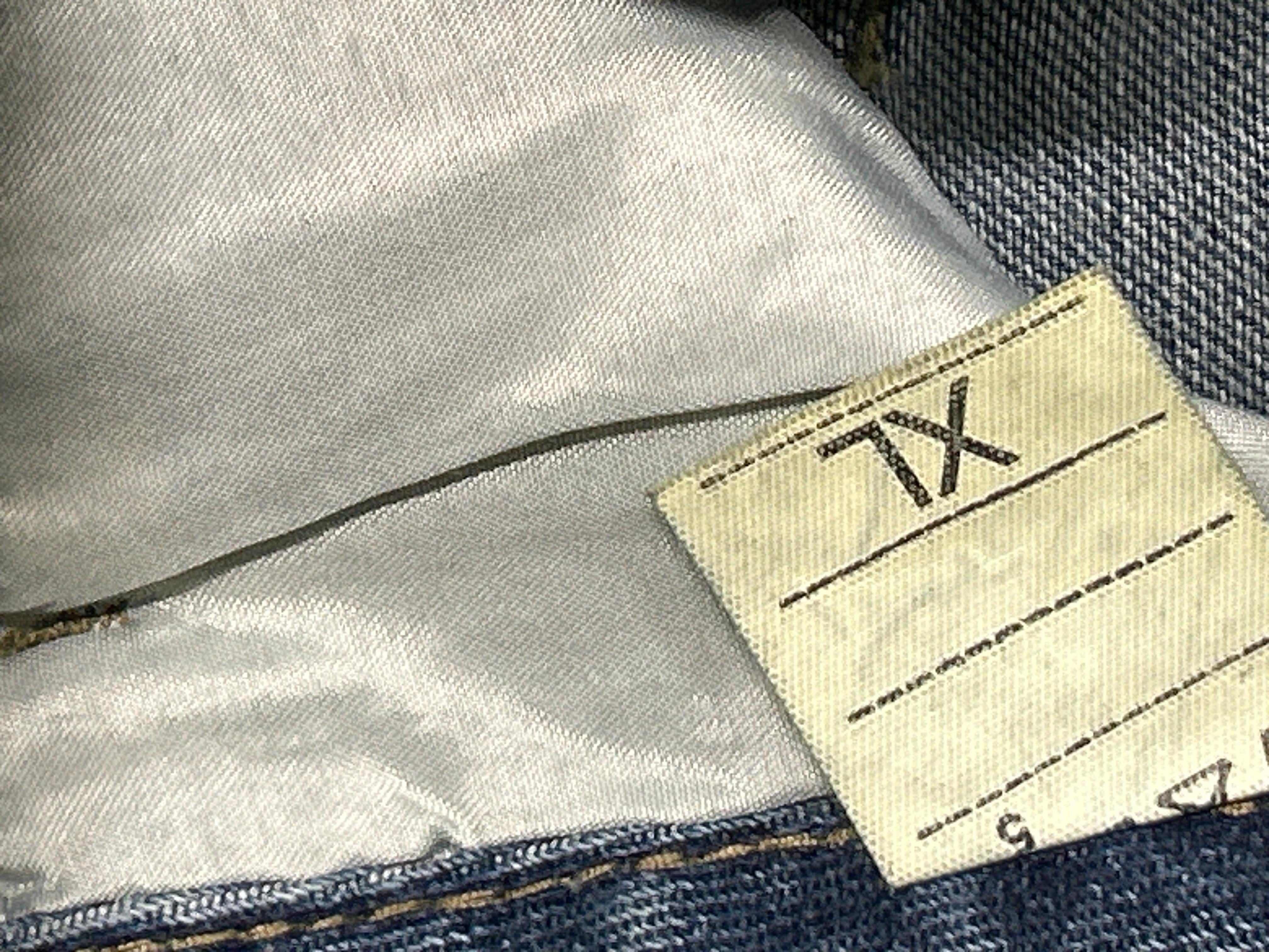 Foto QC 2 de Loewe Jeans Anagram Embroidered Wide Leg Blue