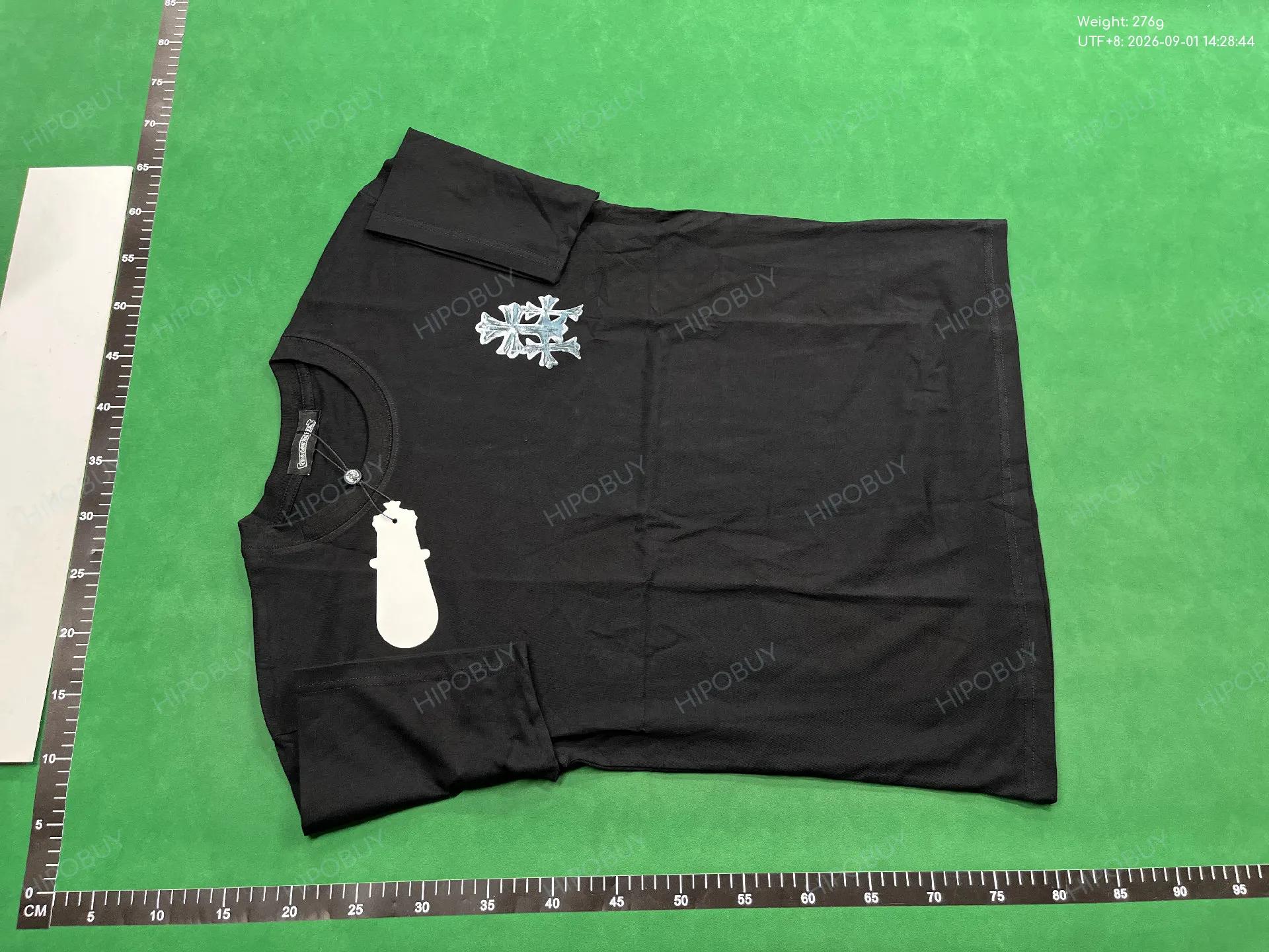 Foto QC 2 de Chrome Hearts Matty Boy T-shirt Caution Lips Black