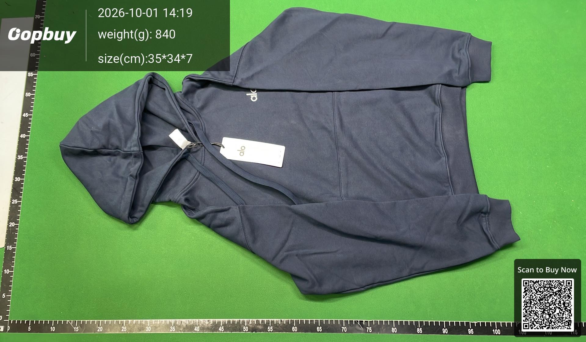 Foto QC 6 de Alo Sweatshirt Quarter-Zip Black