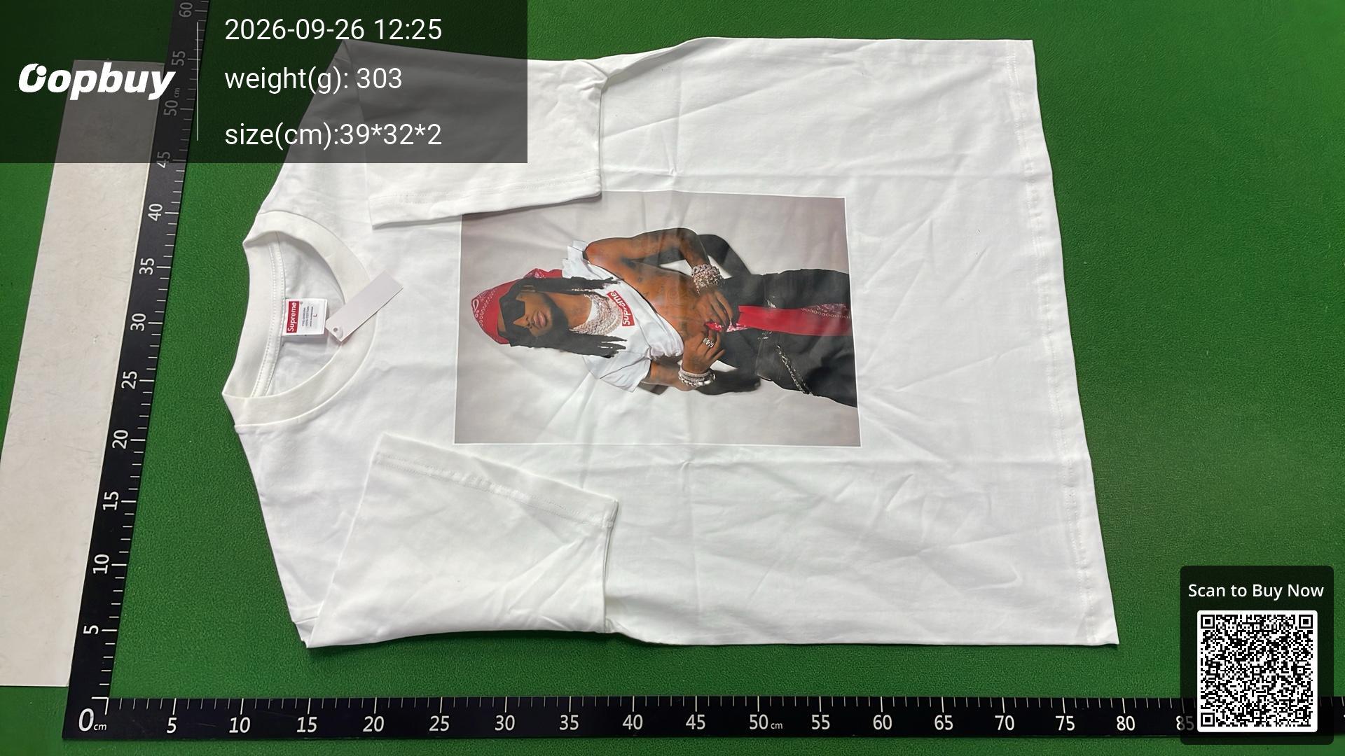 Foto QC 2 de Supreme T-shirt Swimmers Navy