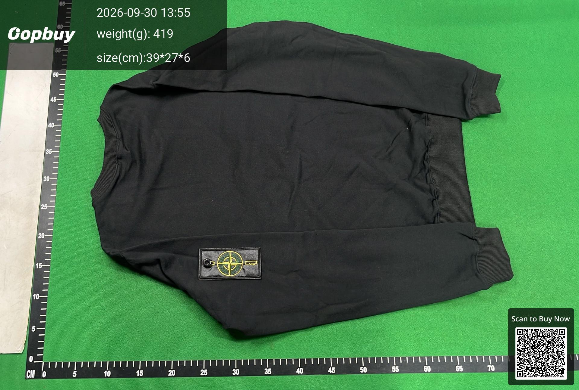 Foto QC 3 de Stone Island Crewneck Sweater Compass Badge White