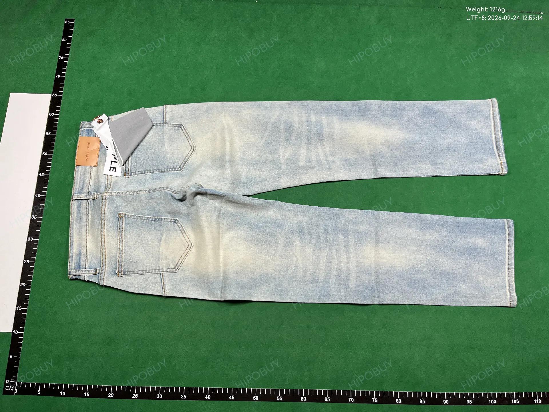 Foto QC 3 de Purple Brand Jeans Bootcut Distressed Vintage Wash