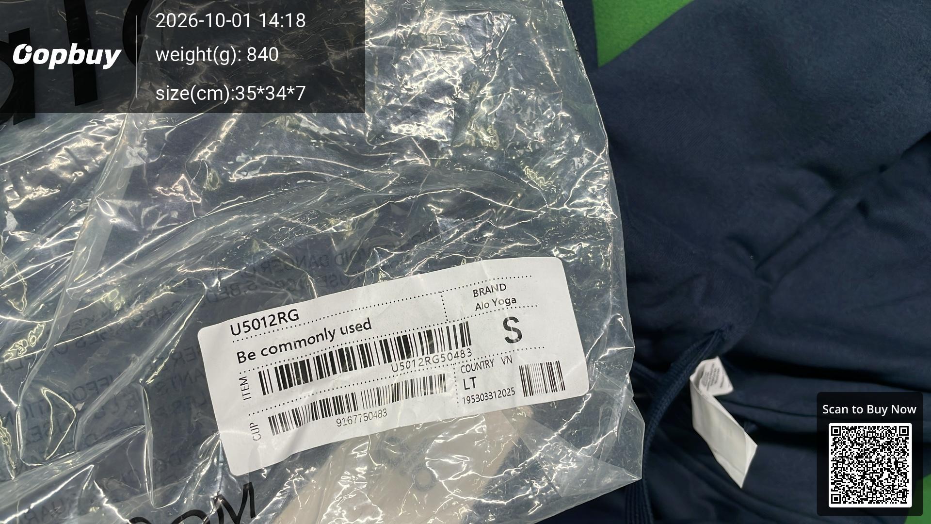 Foto QC 5 de Alo Sweatshirt Quarter-Zip Black