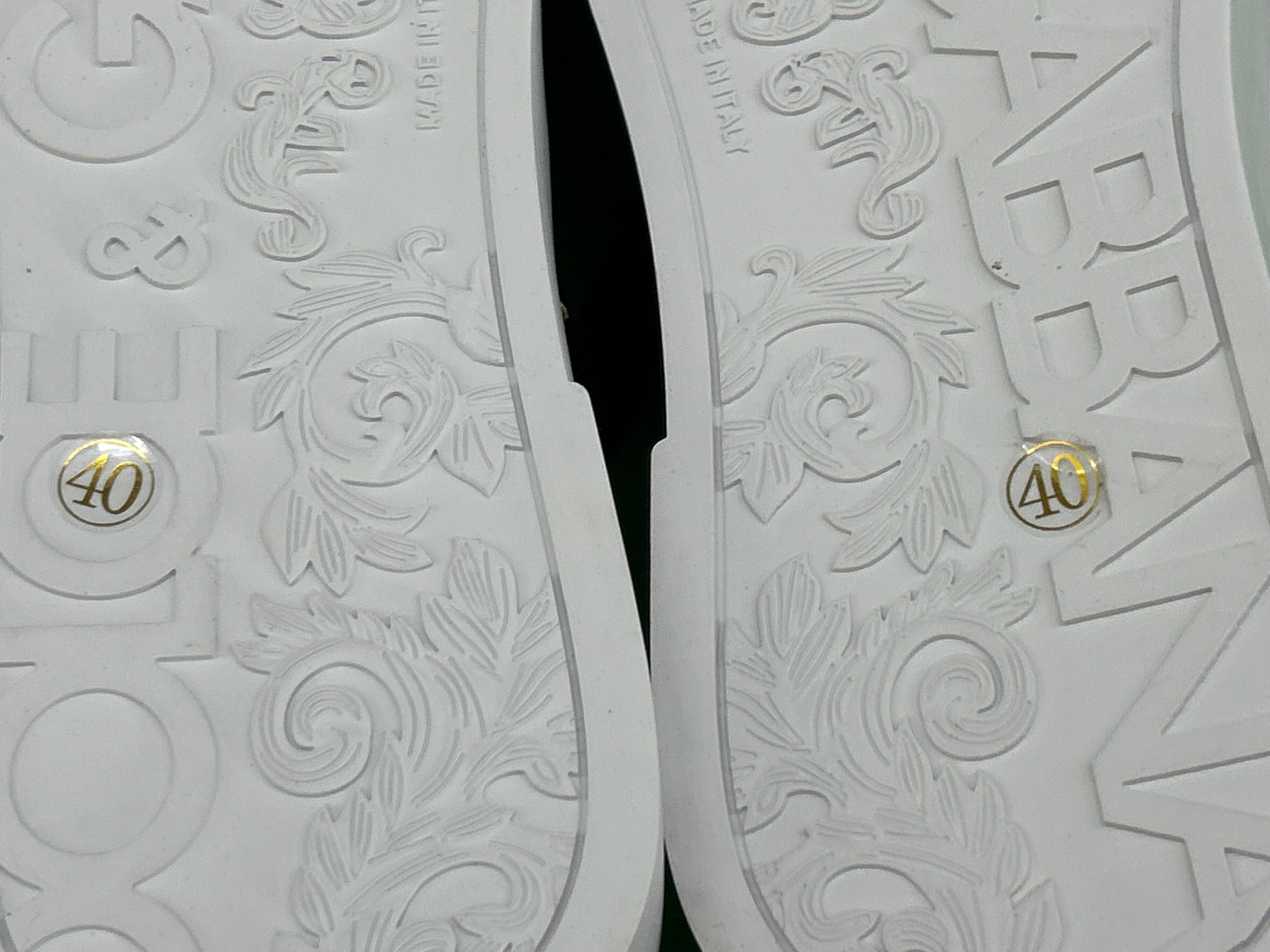 Foto QC 7 de Dolce & Gabbana Portofino Slip-On White Black Elastic Band