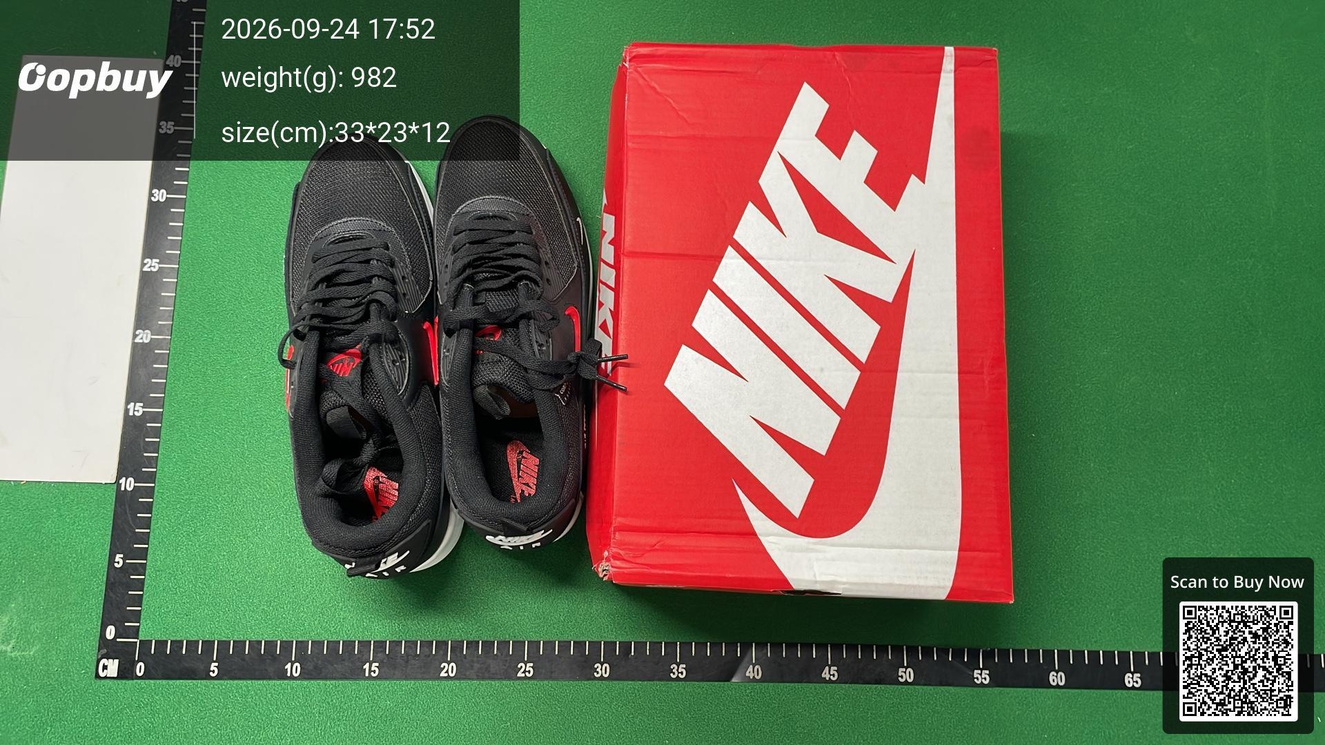 Foto QC 1 de Nike Air Max 90 Low Black Metallic Cool Grey Total Orange DO6706-010