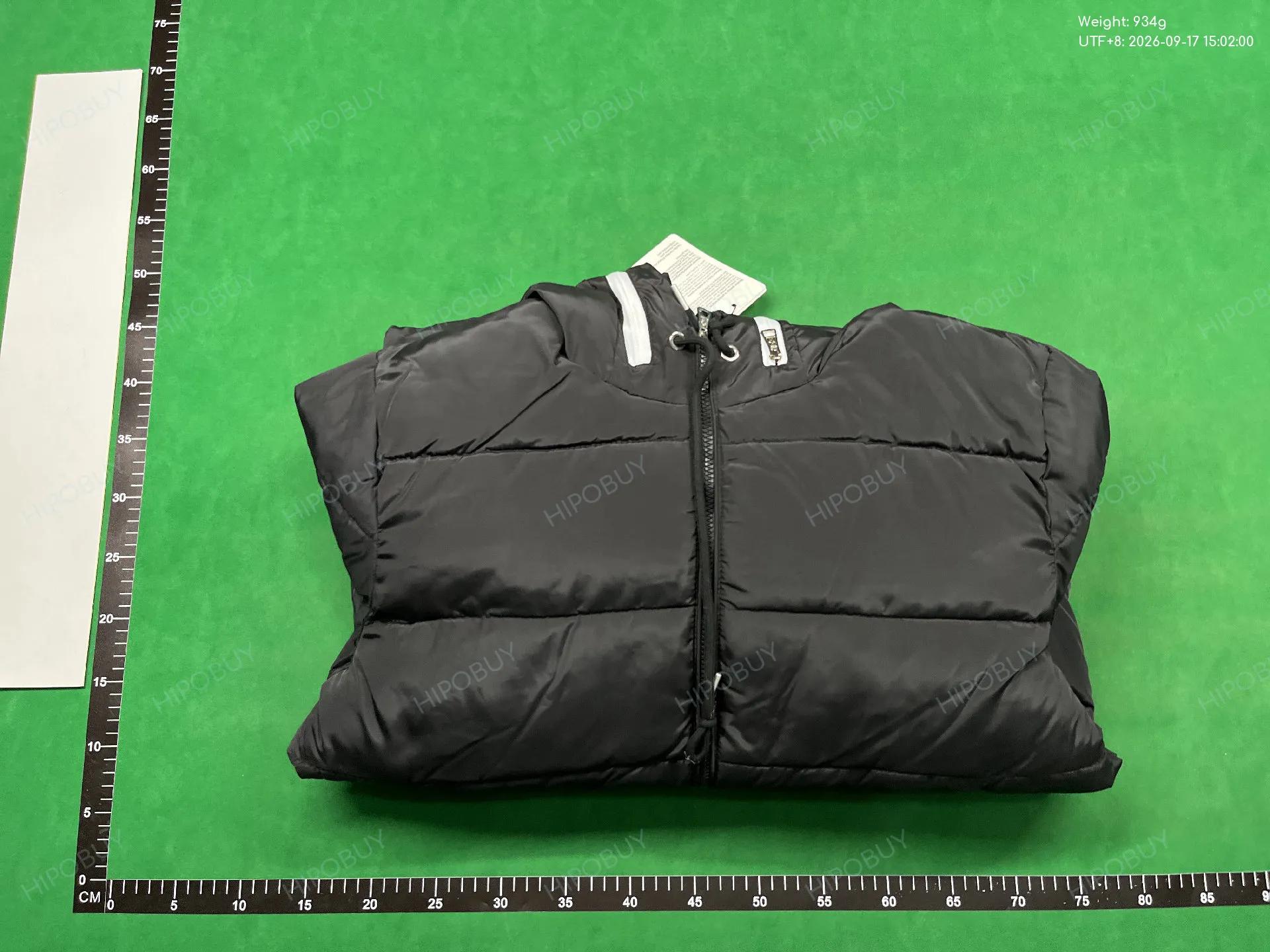 Foto QC 4 de Moncler Puffer Down Jacket Tricolor Zipper White