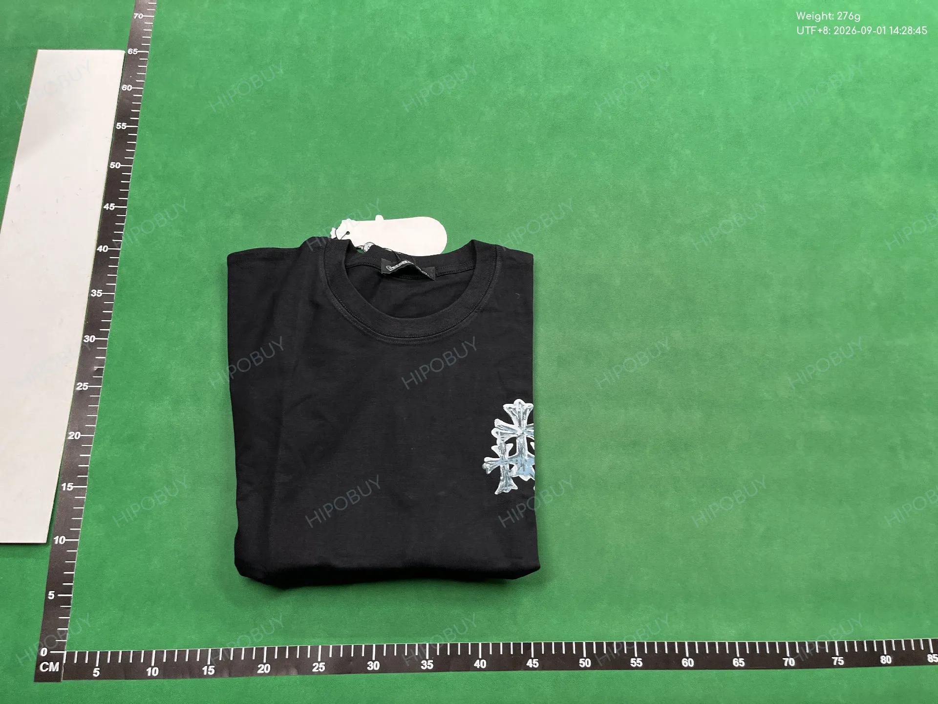 Foto QC 4 de Chrome Hearts Matty Boy T-shirt Caution Lips Black