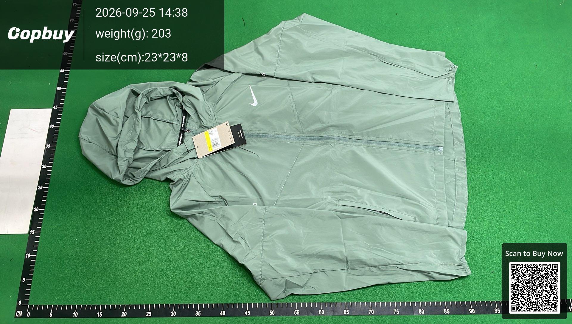 Foto QC 2 de Nike Running Windbreaker Jacket Olive Green