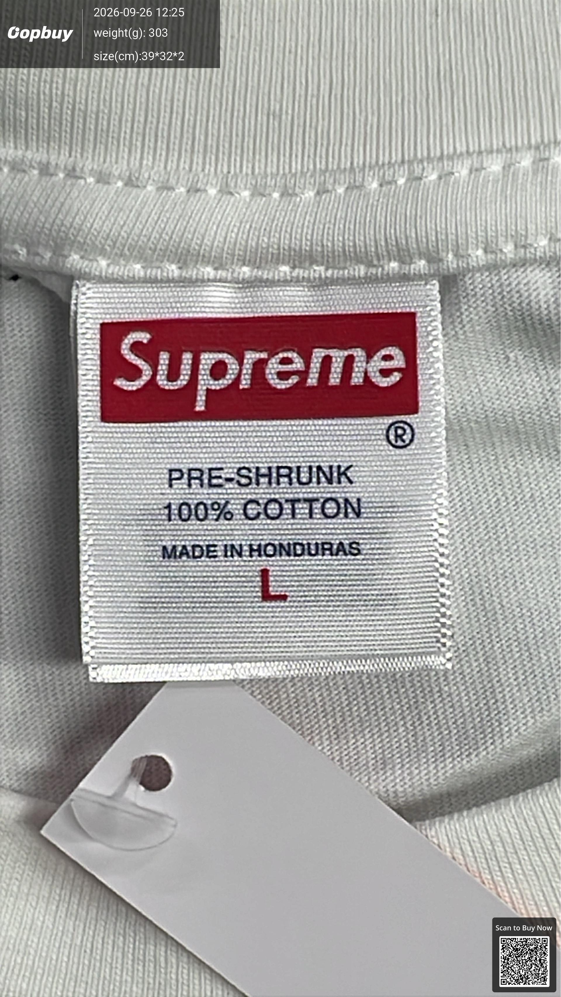 Foto QC 1 de Supreme T-shirt Swimmers Navy