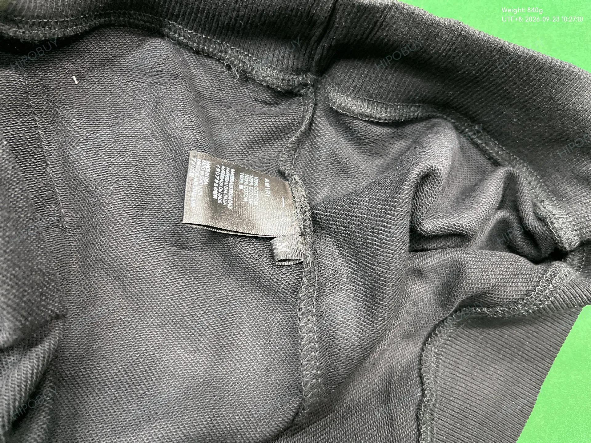 Foto QC 1 de Amiri Micro Stencil Logo Hoodie Sweatshirt Black