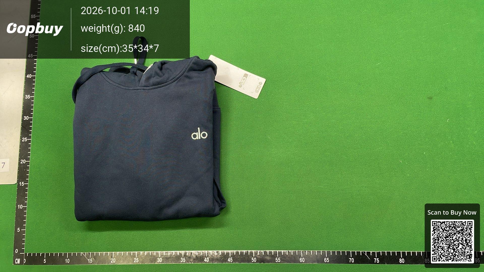 Foto QC 8 de Alo Sweatshirt Quarter-Zip Black