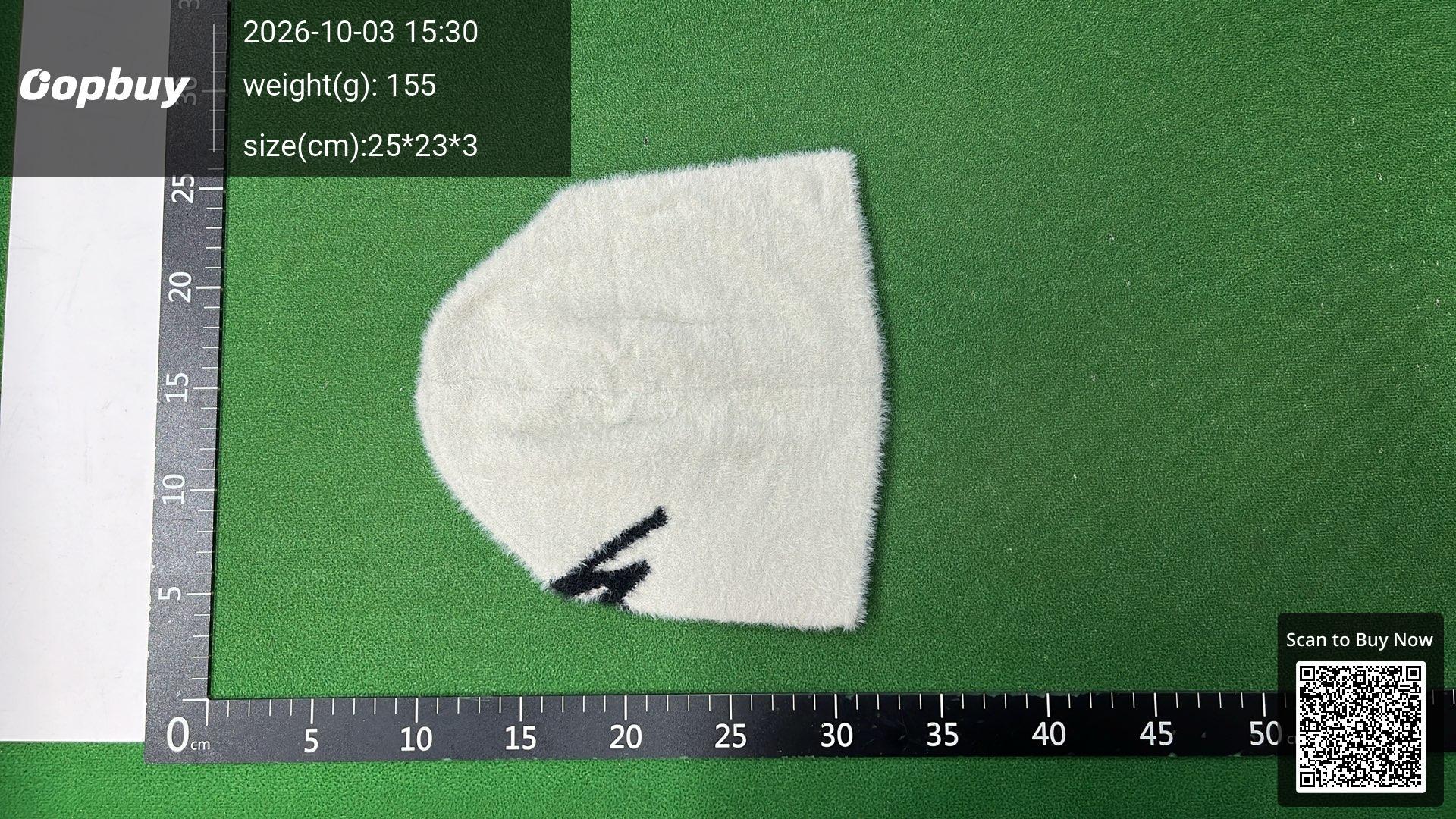 Foto QC 4 de Stussy Hand Drawn Logo Fuzzy Beanie Blue