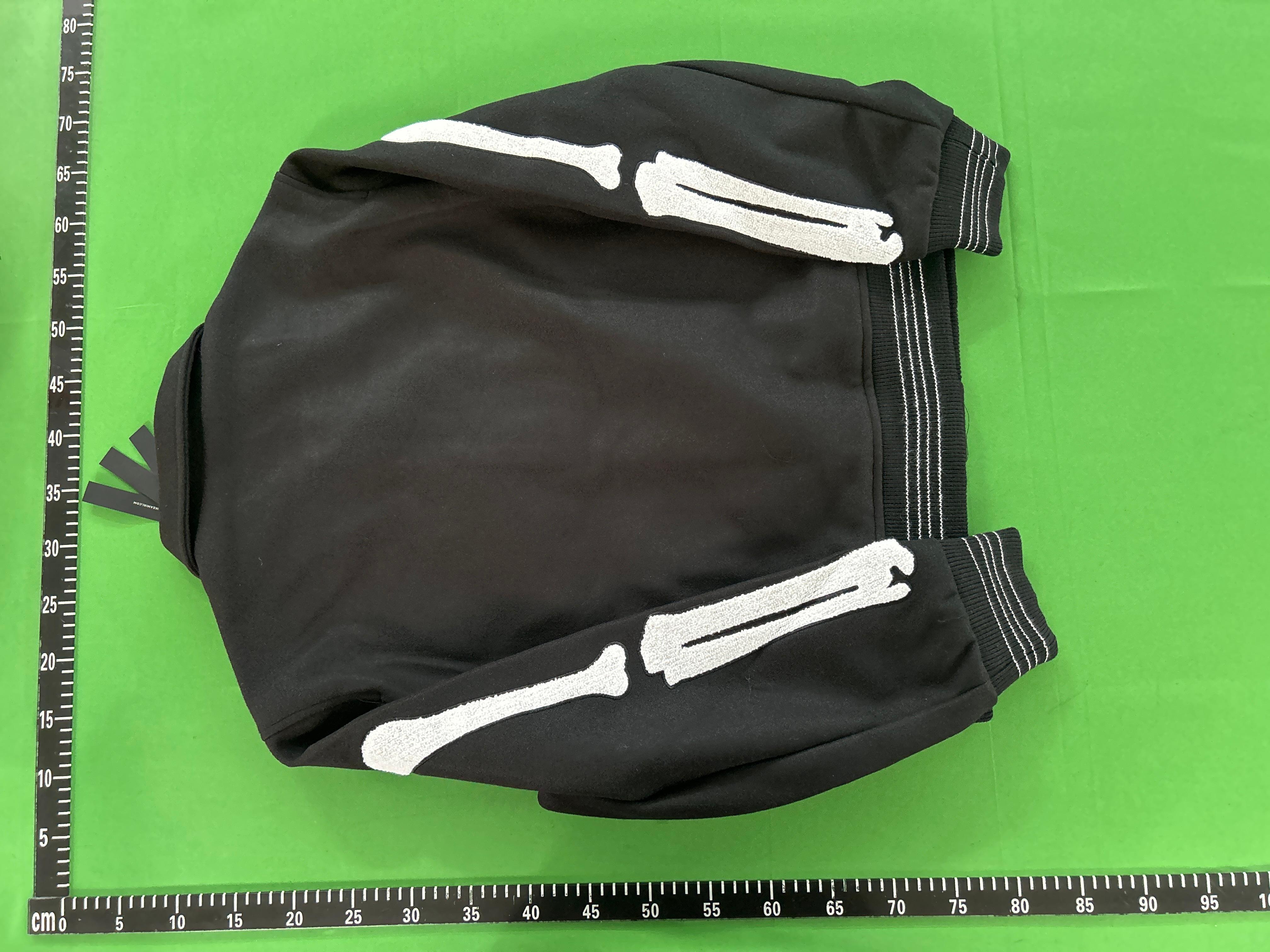 Foto QC 4 de Amiri Bones Varsity Jacket Wool Blend Brown