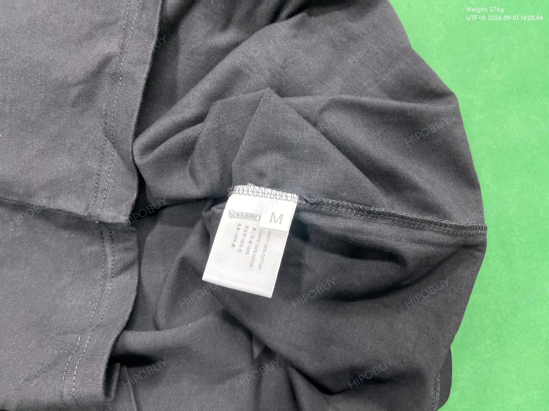 Foto QC 1 de Chrome Hearts Matty Boy T-shirt Caution Lips Black