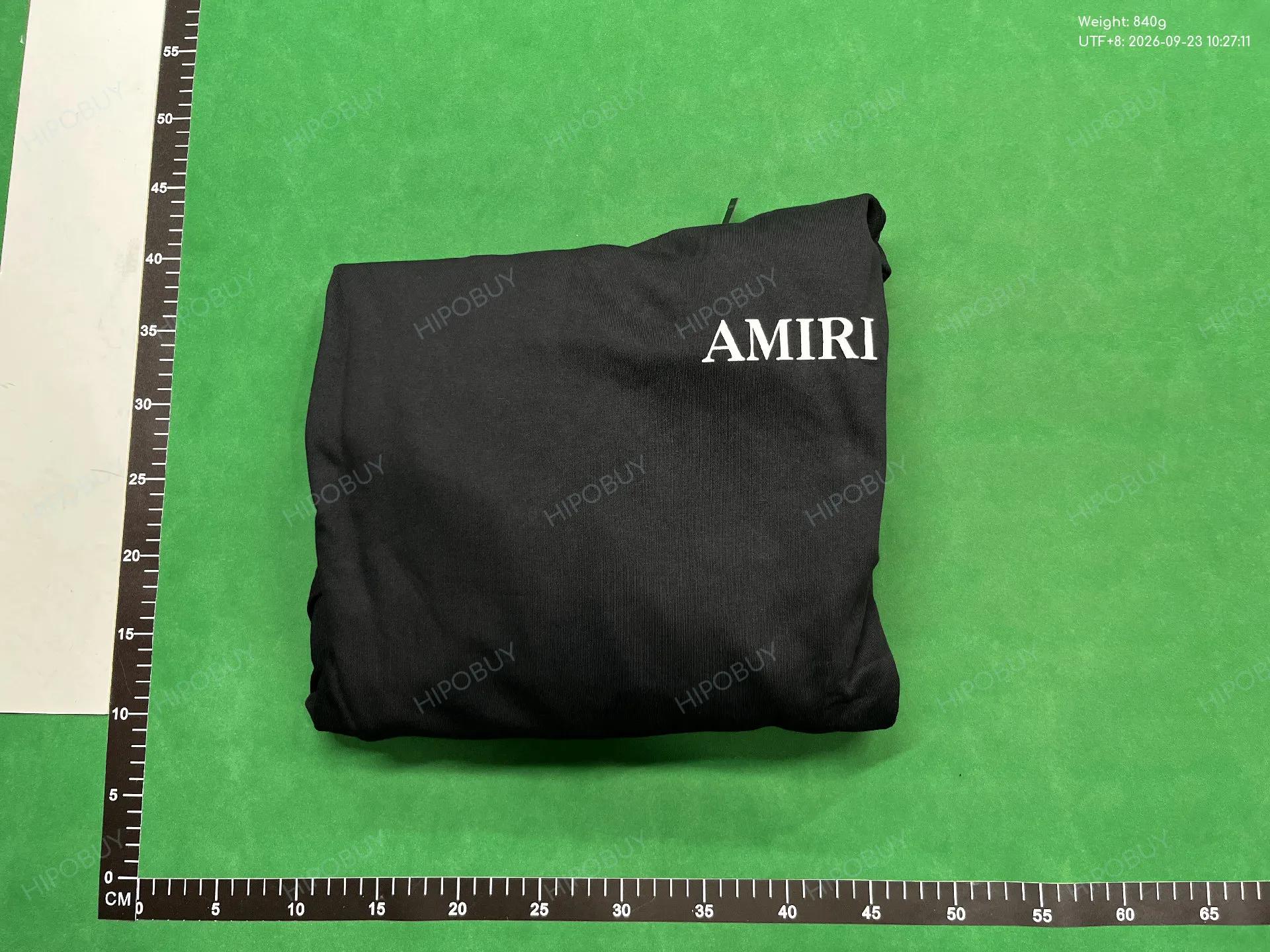 Foto QC 4 de Amiri Micro Stencil Logo Hoodie Sweatshirt Black