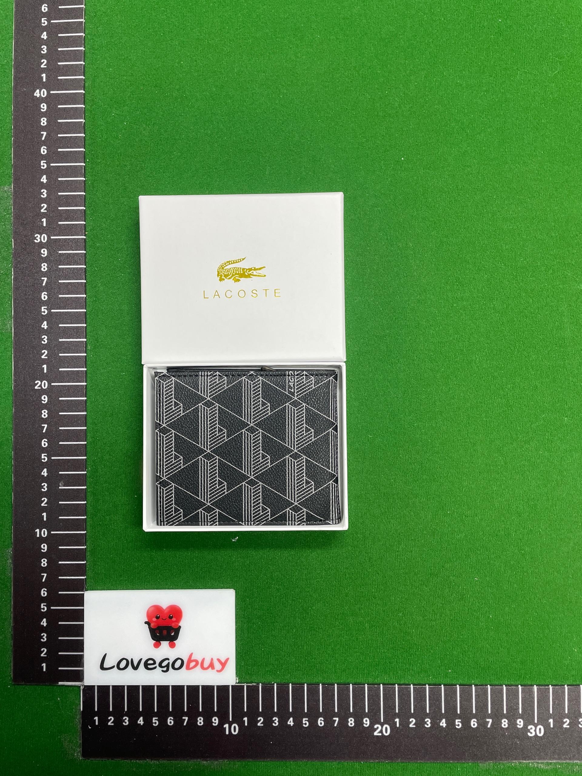 Foto QC 5 de Unbranded Geometric Pattern Bifold Wallet Black