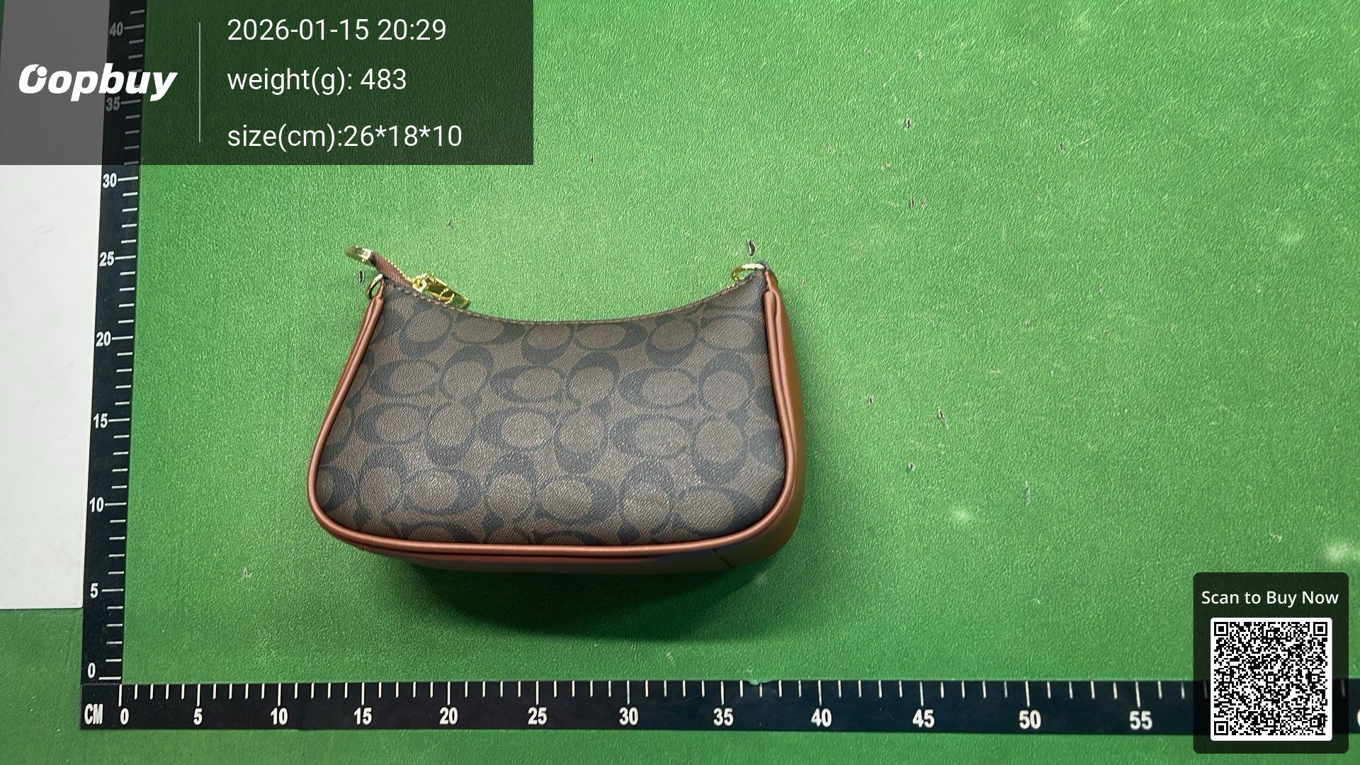 Foto QC 7 de Coach Swinger Black Signature Jacquard