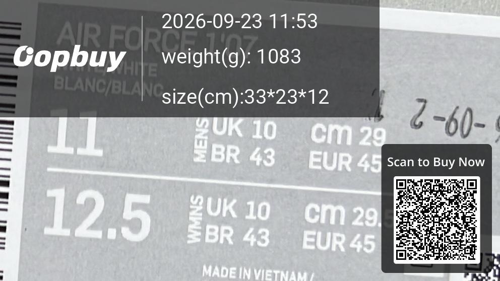 Foto QC 8 de Nike Air Force 1 Mid '07 Triple White CW2289-111