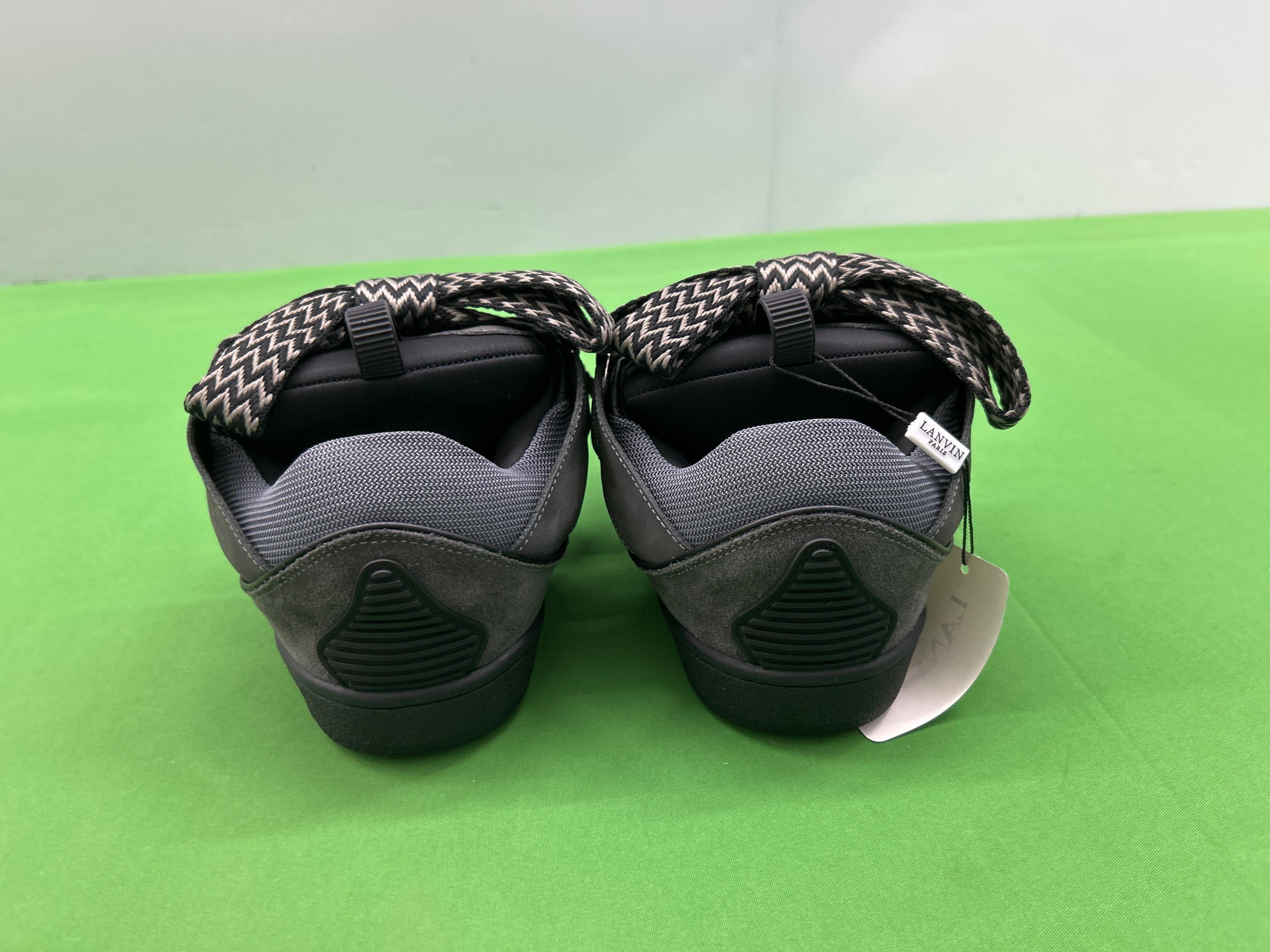 Foto QC 2 de Lanvin Curb Low Gallery Dept Paint Drip White FM-SKRK11-DRGD-E21