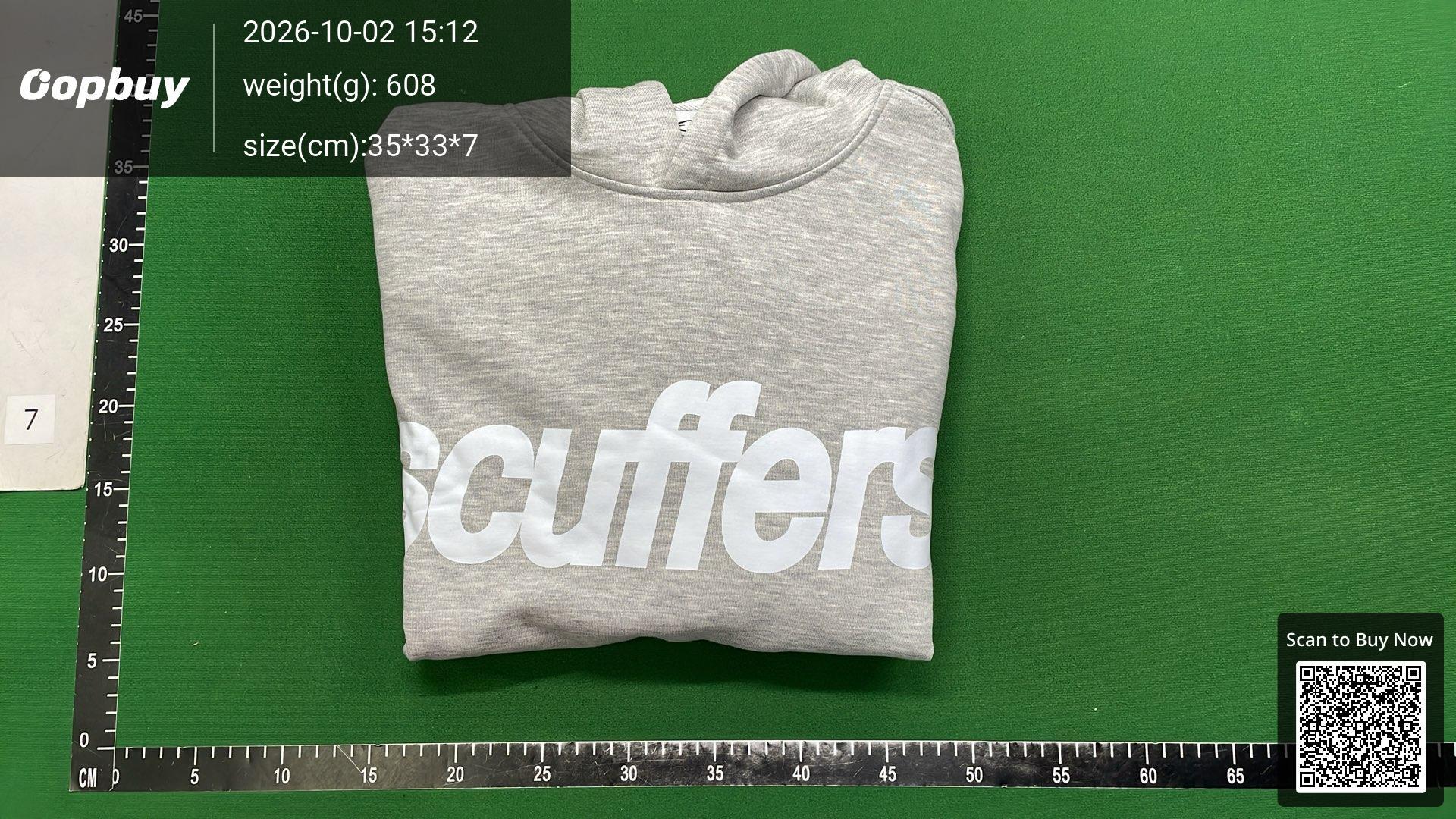 Foto QC 4 de Scuffers Pop Hoodie Light Grey