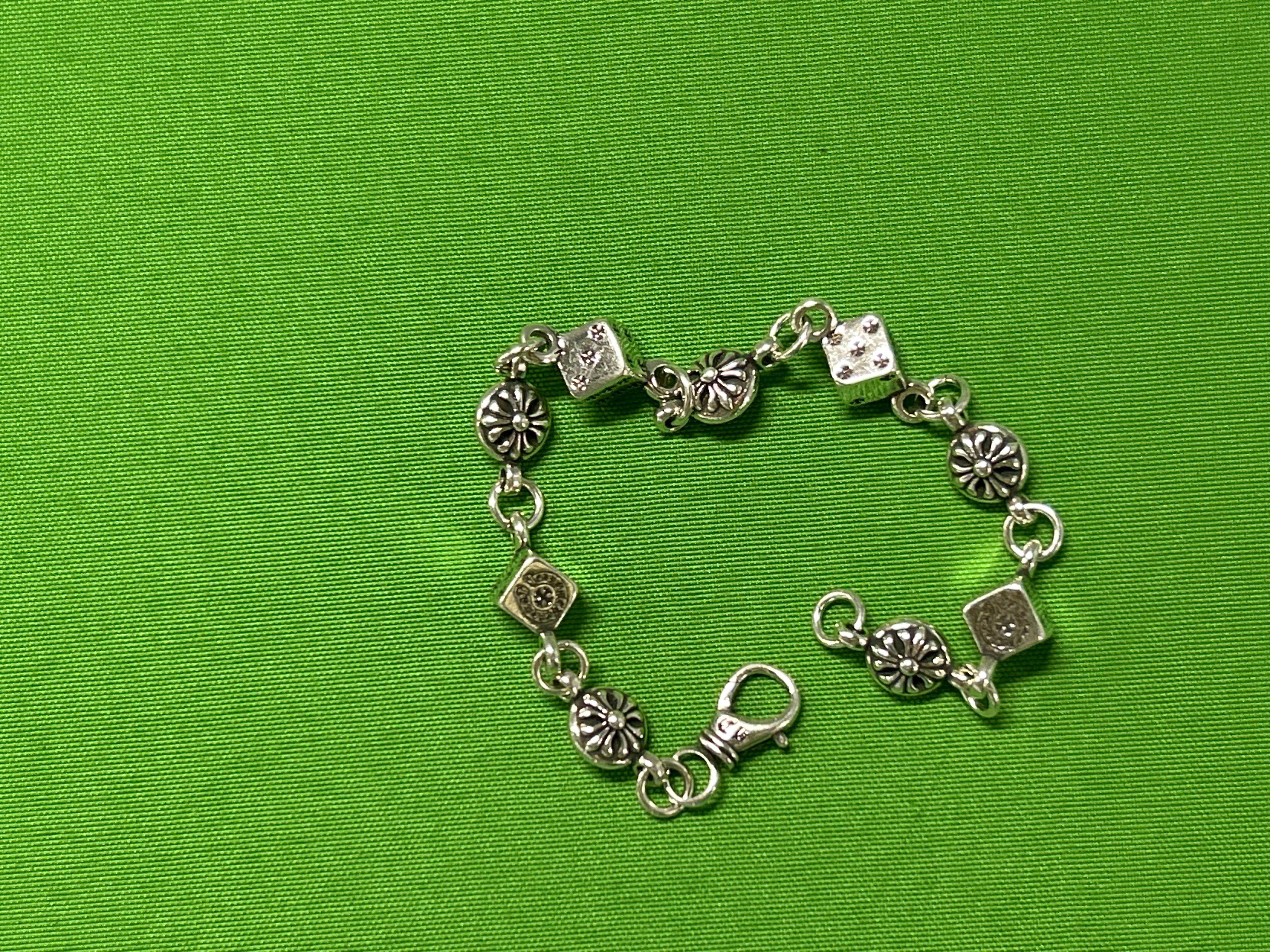 Foto QC 7 de Chrome Hearts Paper Chain Bracelet Sterling Silver