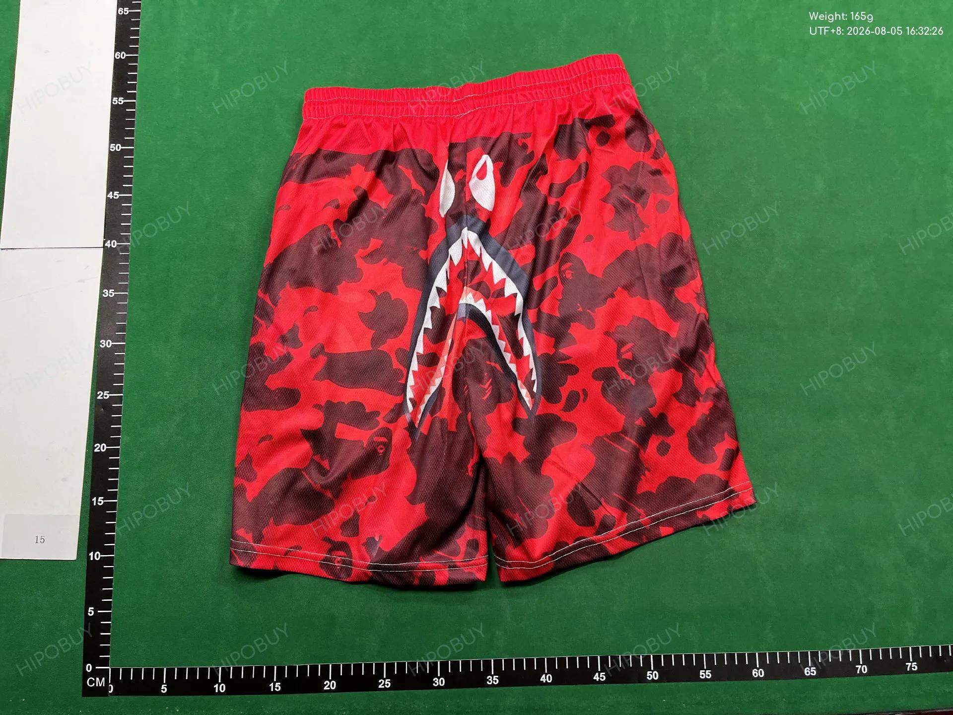 Foto QC 3 de BAPE Shark Basketball Shorts Mesh Black Camo