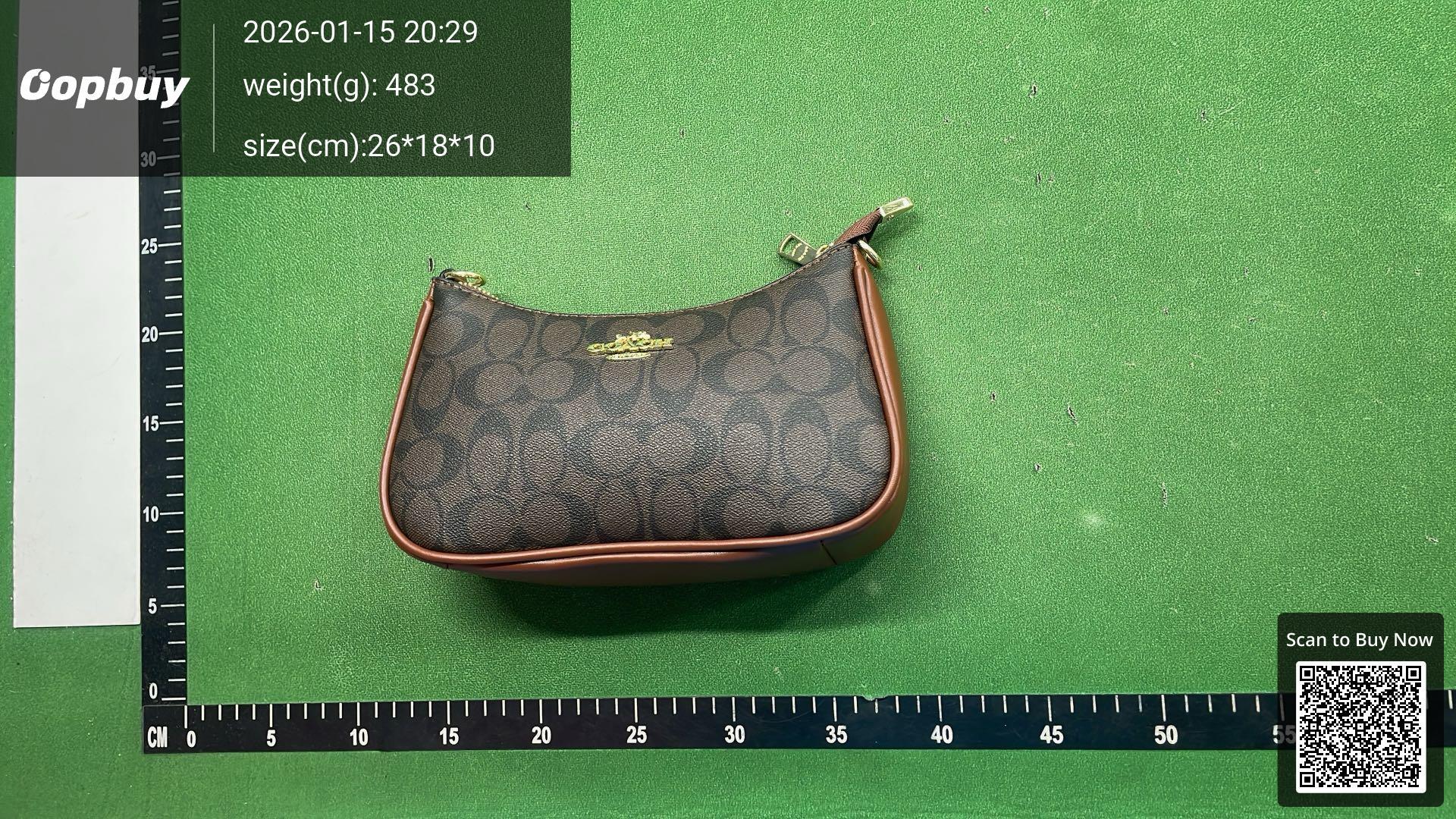 Foto QC 6 de Coach Swinger Black Signature Jacquard