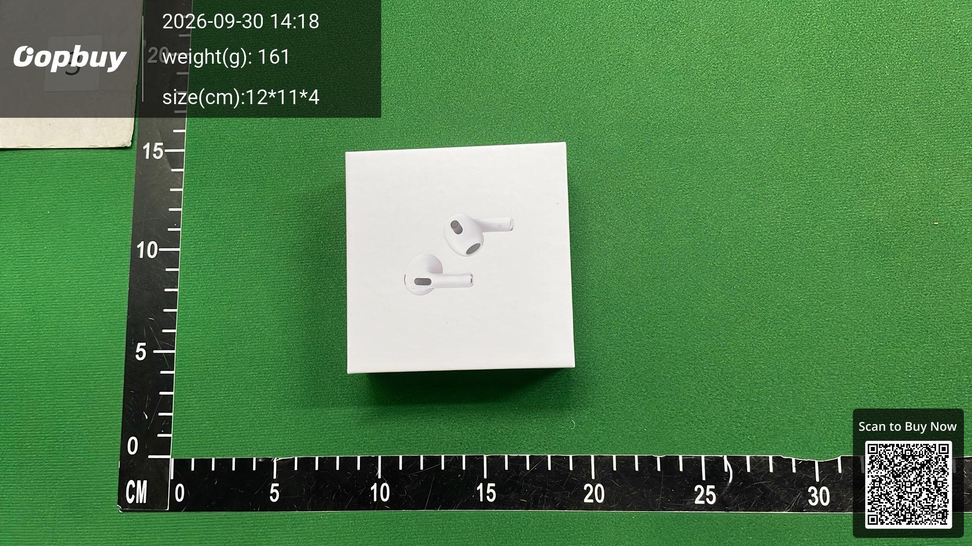 Foto QC 1 de Apple AirPods (3rd generation) Earphones for iPhone White