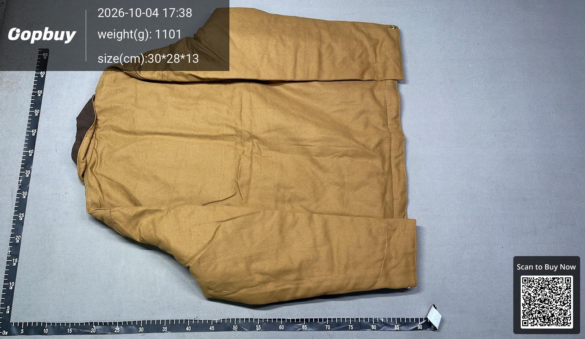 Foto QC 3 de Carhartt J01 Detroit Jacket Heavy Canvas Washed Navy