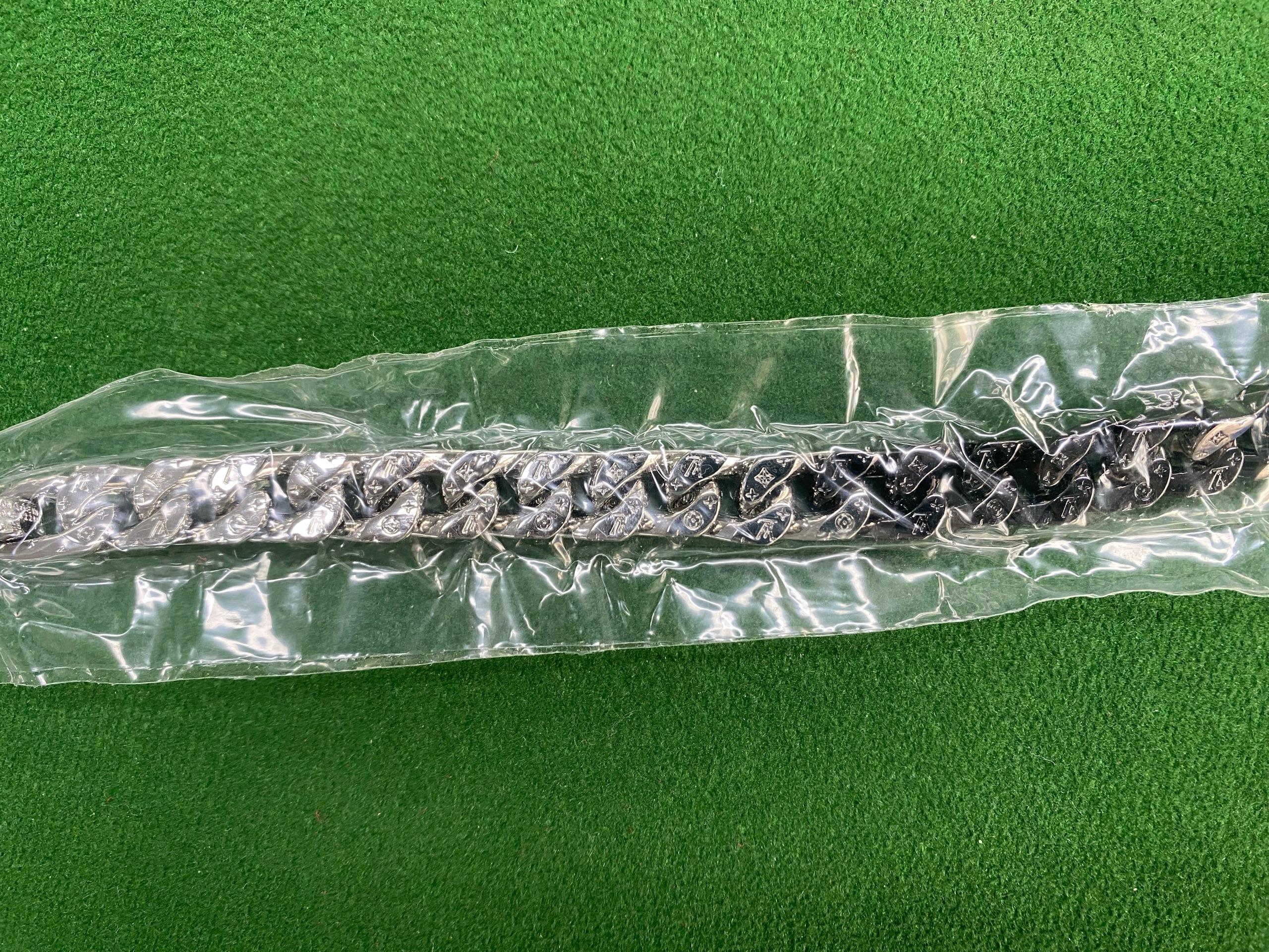 Foto QC 4 de Louis Vuitton Monogram Chain Bracelet Metal Crystal Multicolor