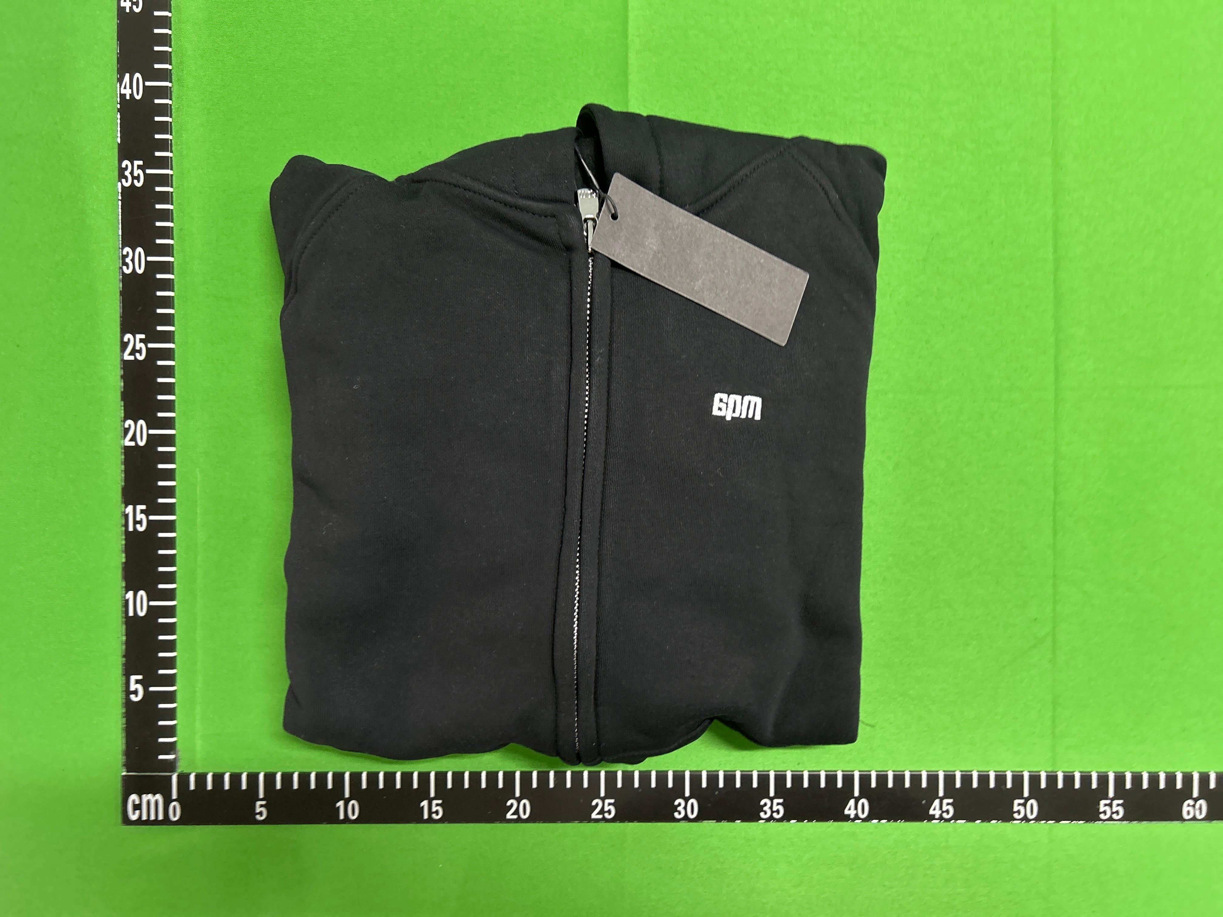 Foto QC 1 de CHINISM Basic Zip Sweater Hooded Black