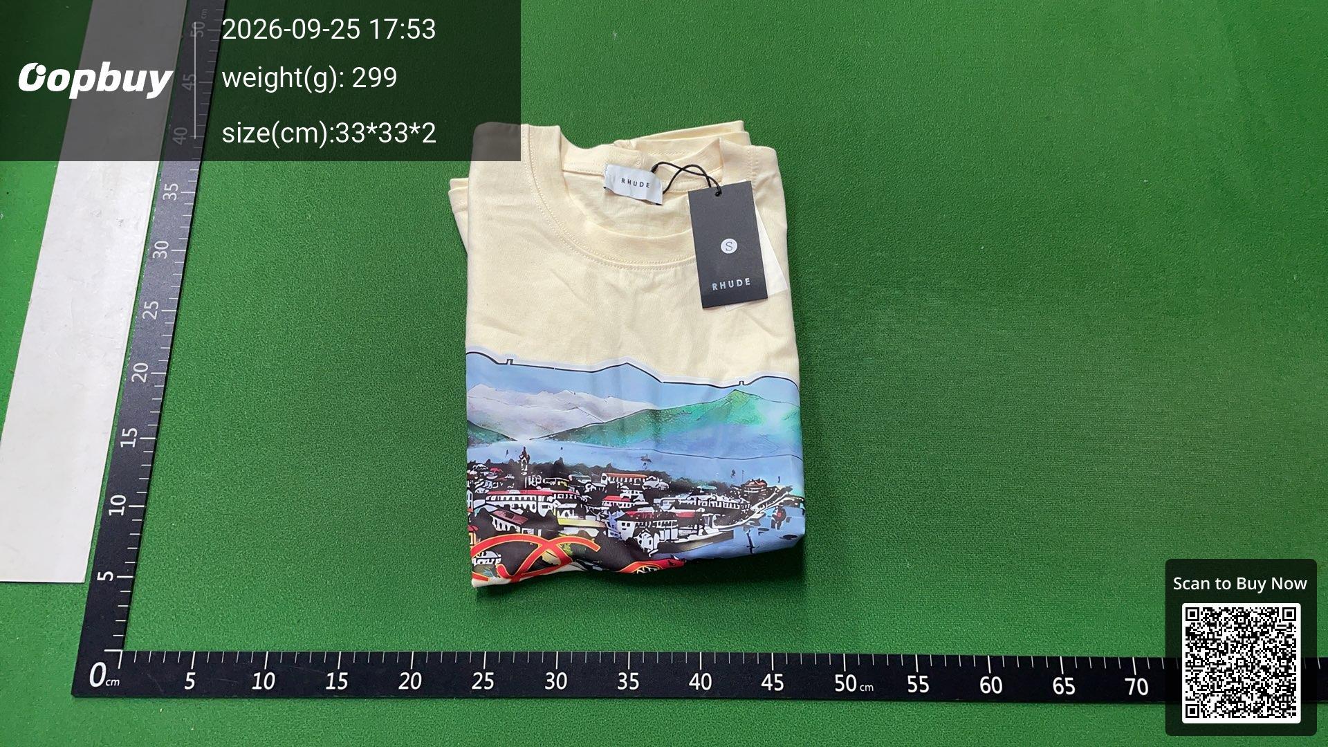 Foto QC 4 de Rhude T-shirt Miami Race Car Print Cream